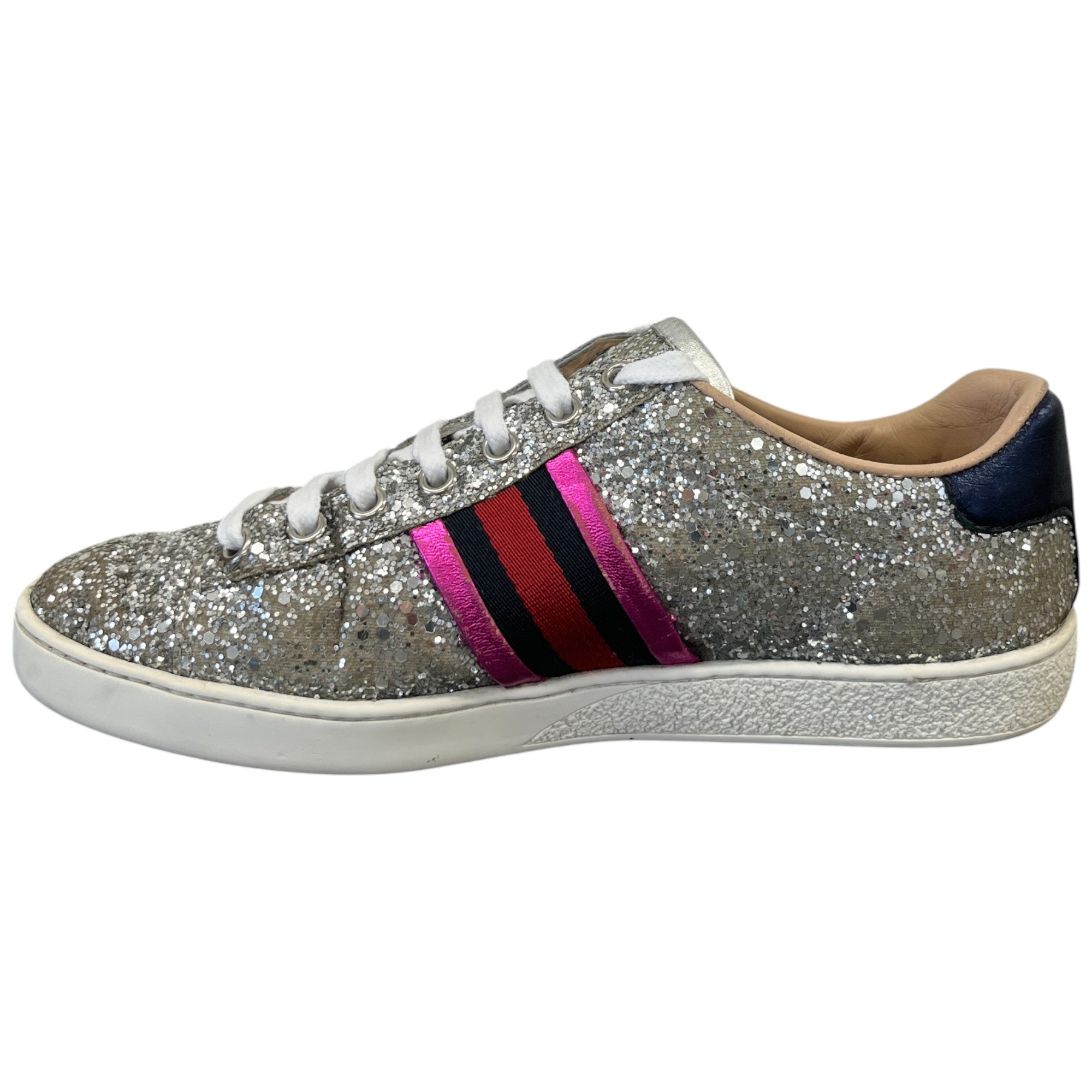 Women's Ace Web Low Trainers Silver Size EU 37 / UK 4