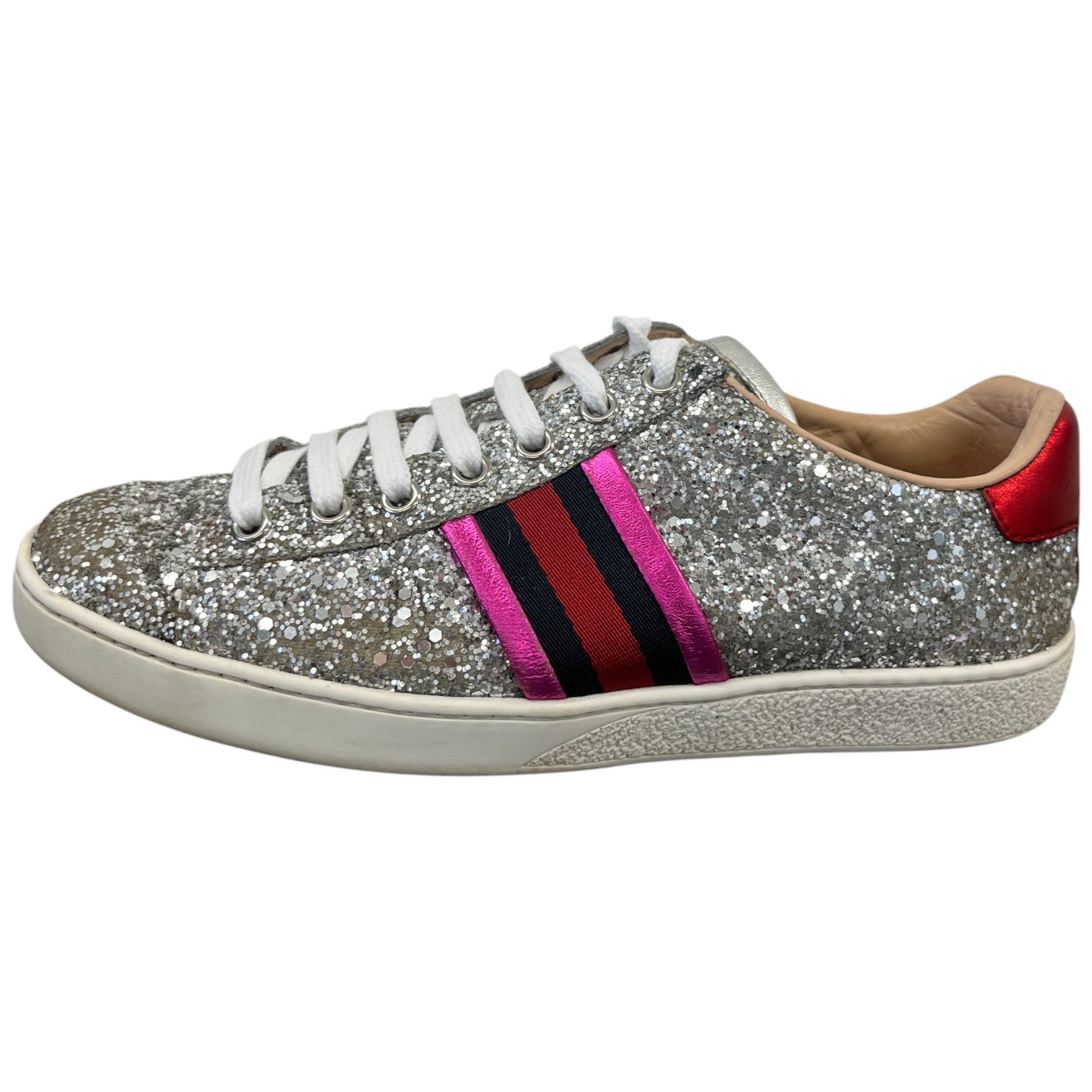 Women's Ace Web Low Trainers Silver Size EU 37 / UK 4