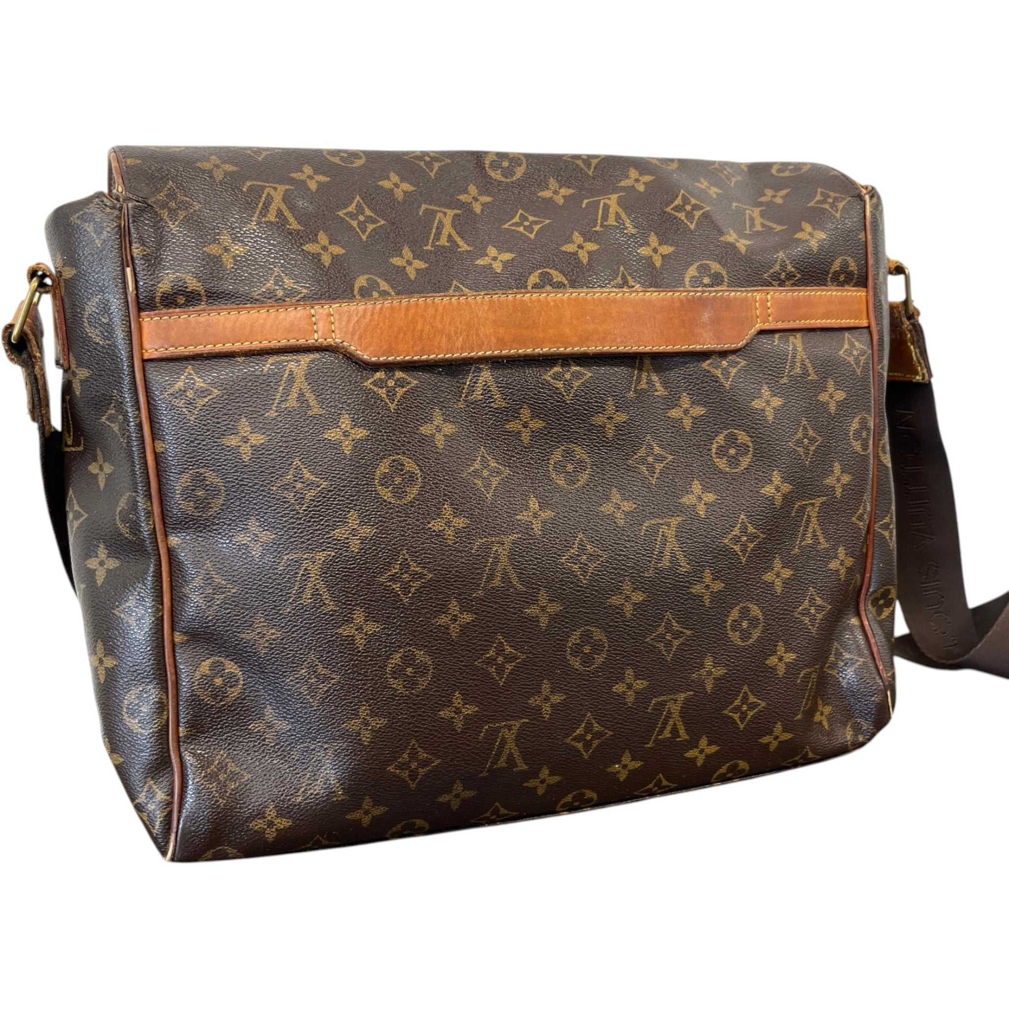 Men's Monogram Abbesses Messenger Bag Brown