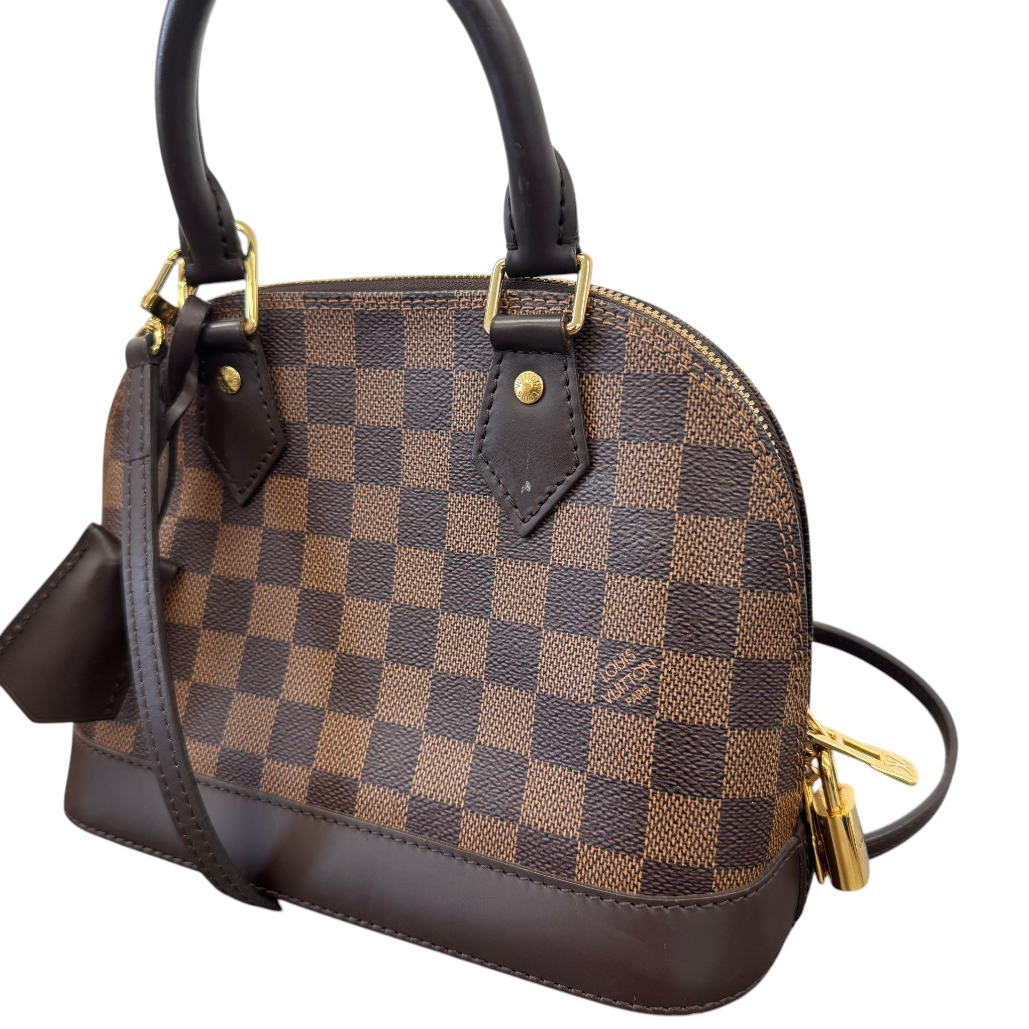 Women's Damier Ebene Alma Bb Bag Brown