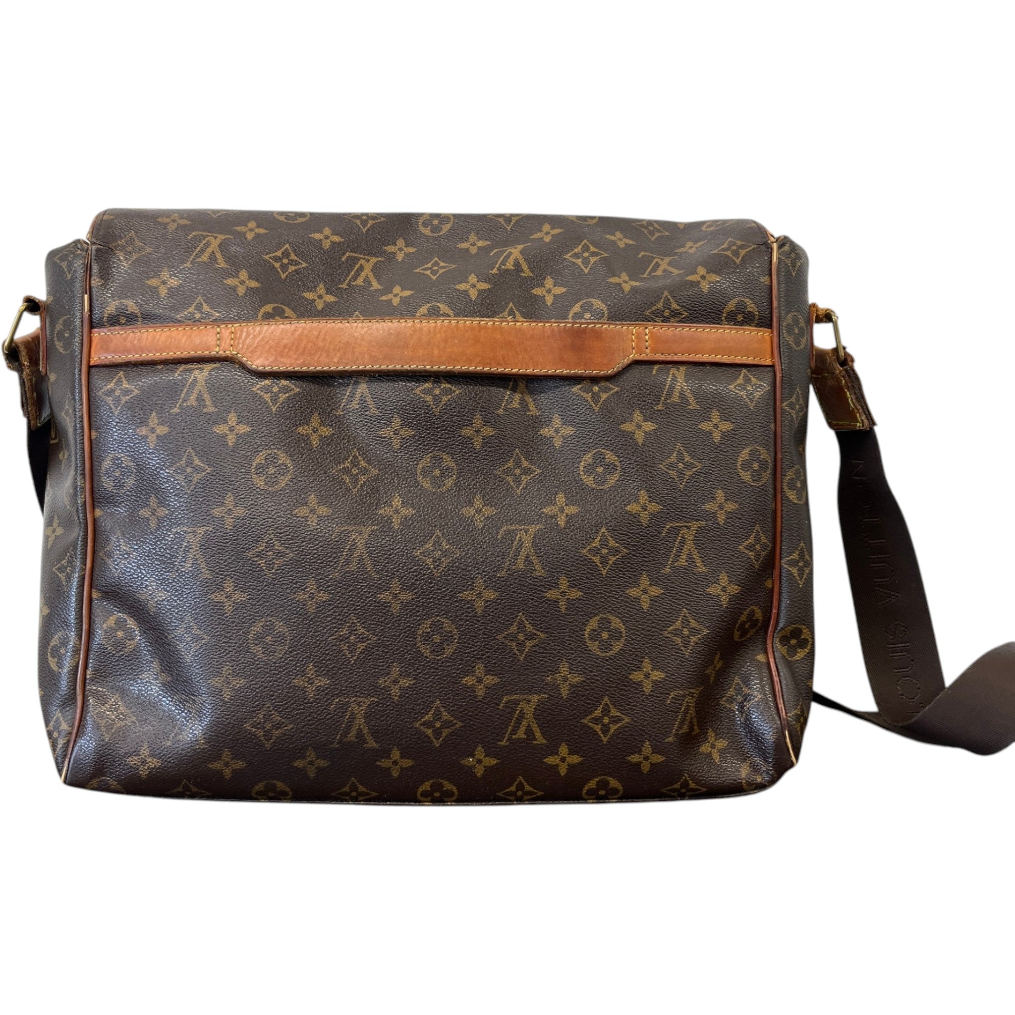 Men's Monogram Abbesses Messenger Bag Brown