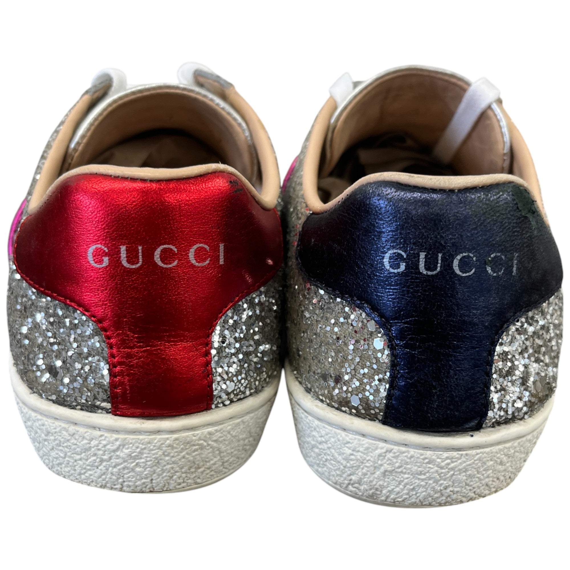 Women's Ace Web Low Trainers Silver Size EU 37 / UK 4