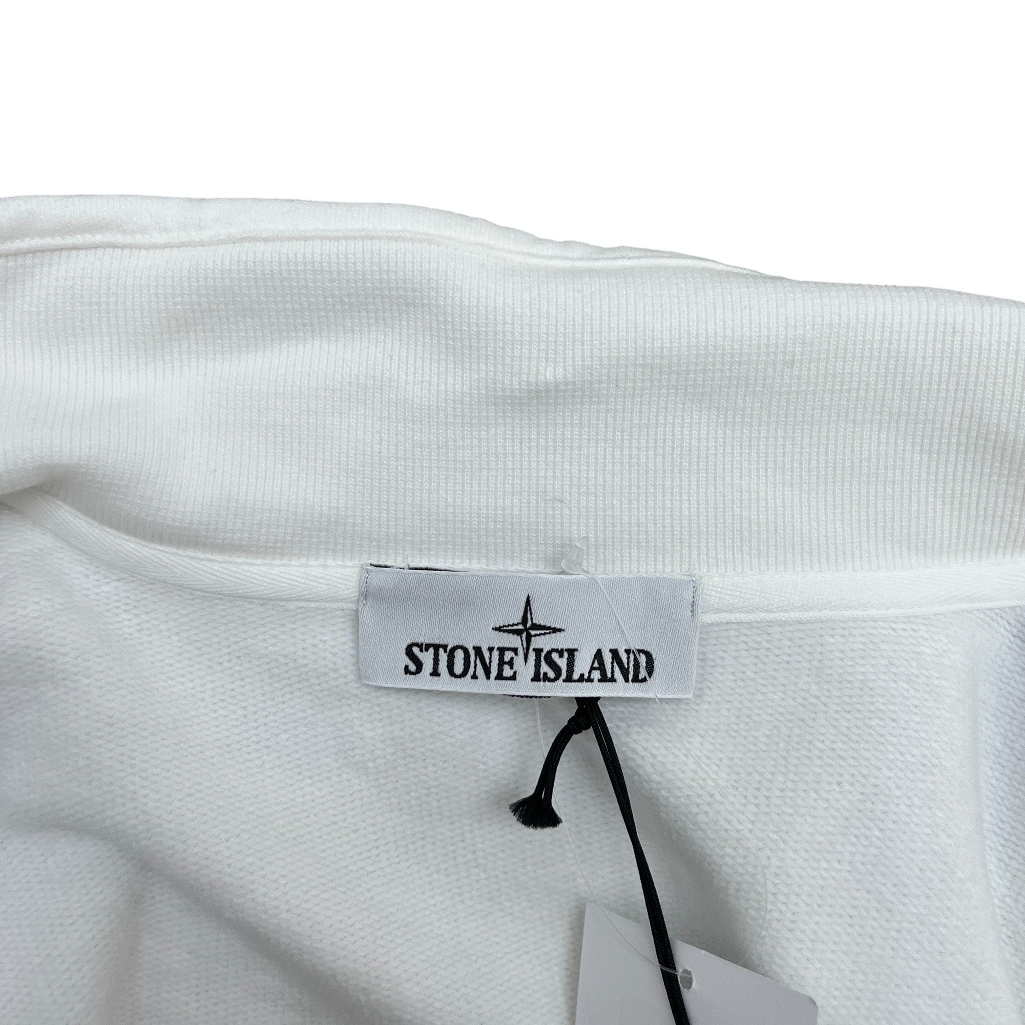 Men's Applique Logo Jumper White Size S