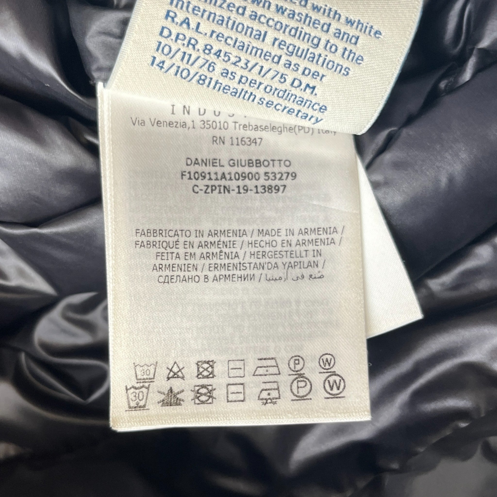 Men's Daniel Down Jacket Black Size 3 / L