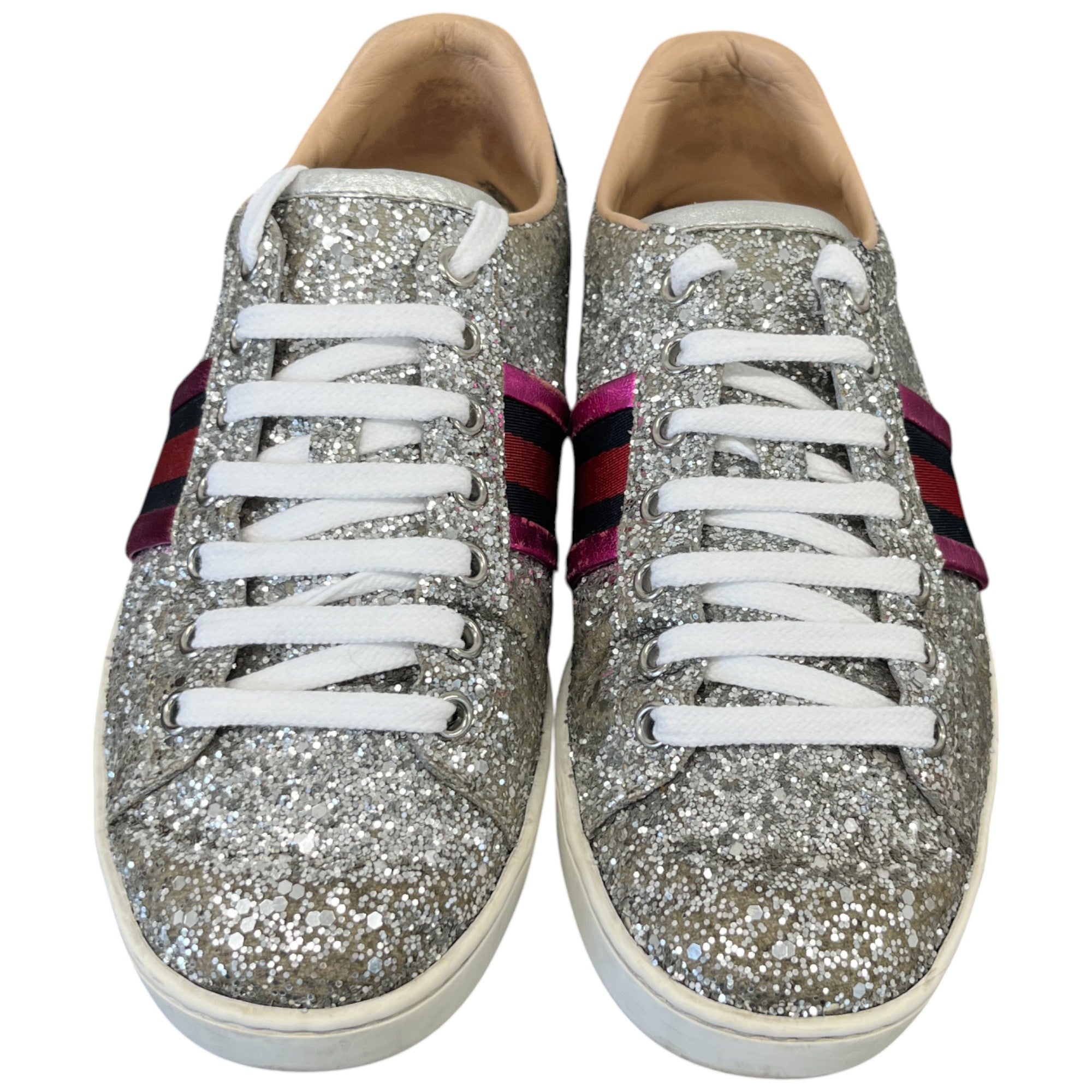 Women's Ace Web Low Trainers Silver Size EU 37 / UK 4
