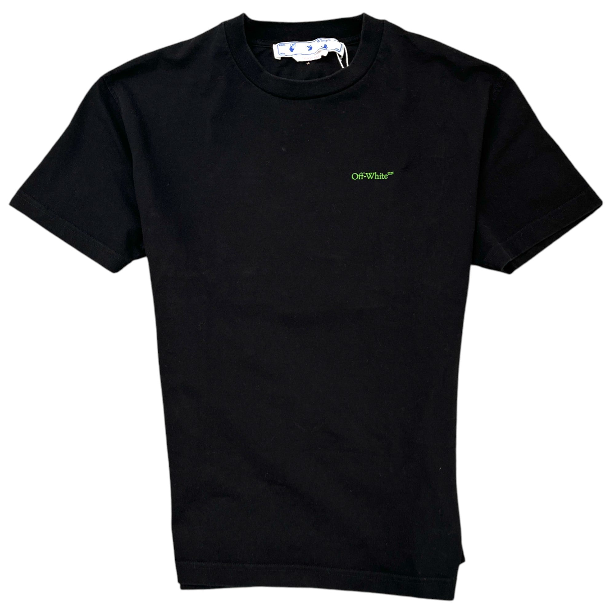 Men's Arrow Logo Print T-Shirt Black Size S