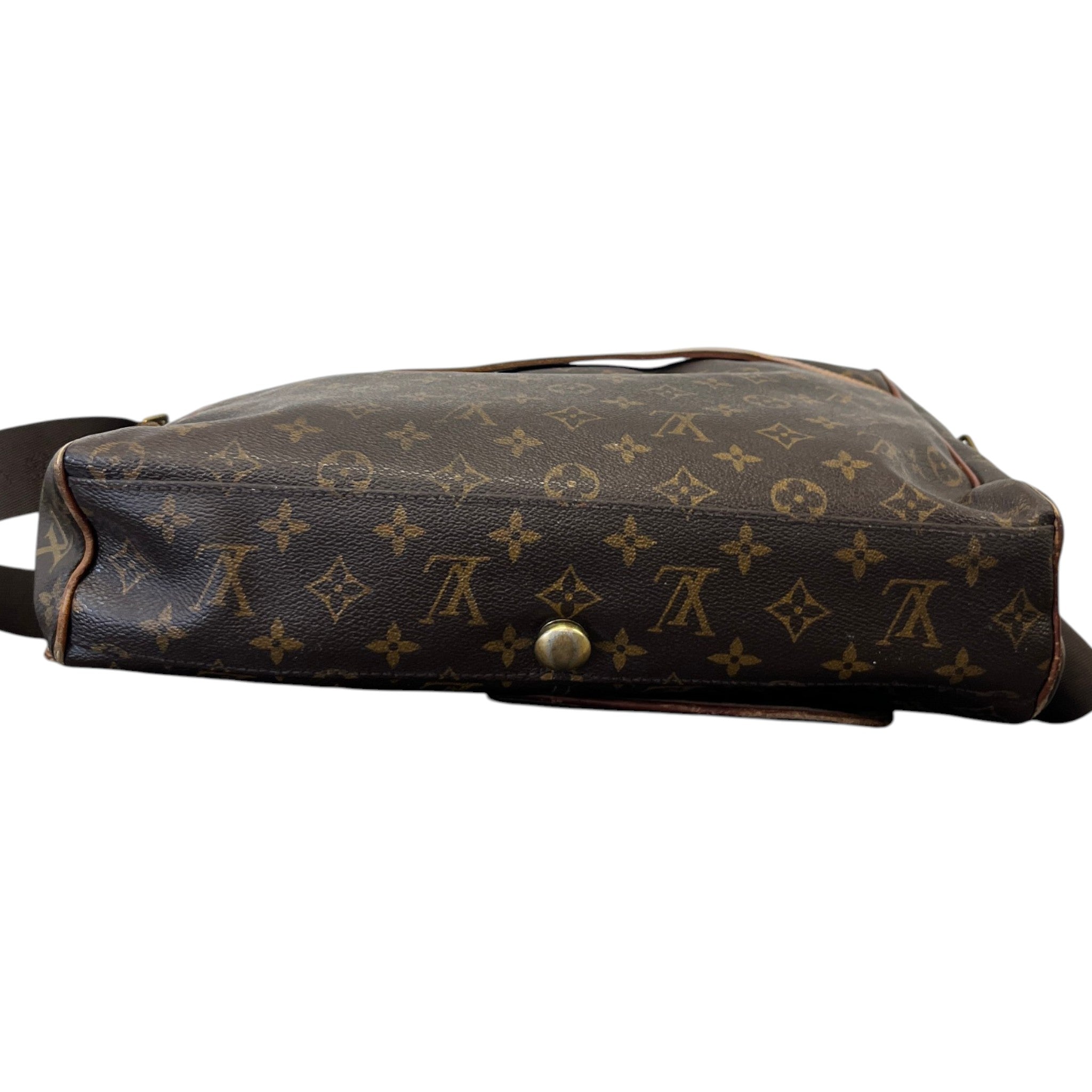 Men's Monogram Abbesses Messenger Bag Brown