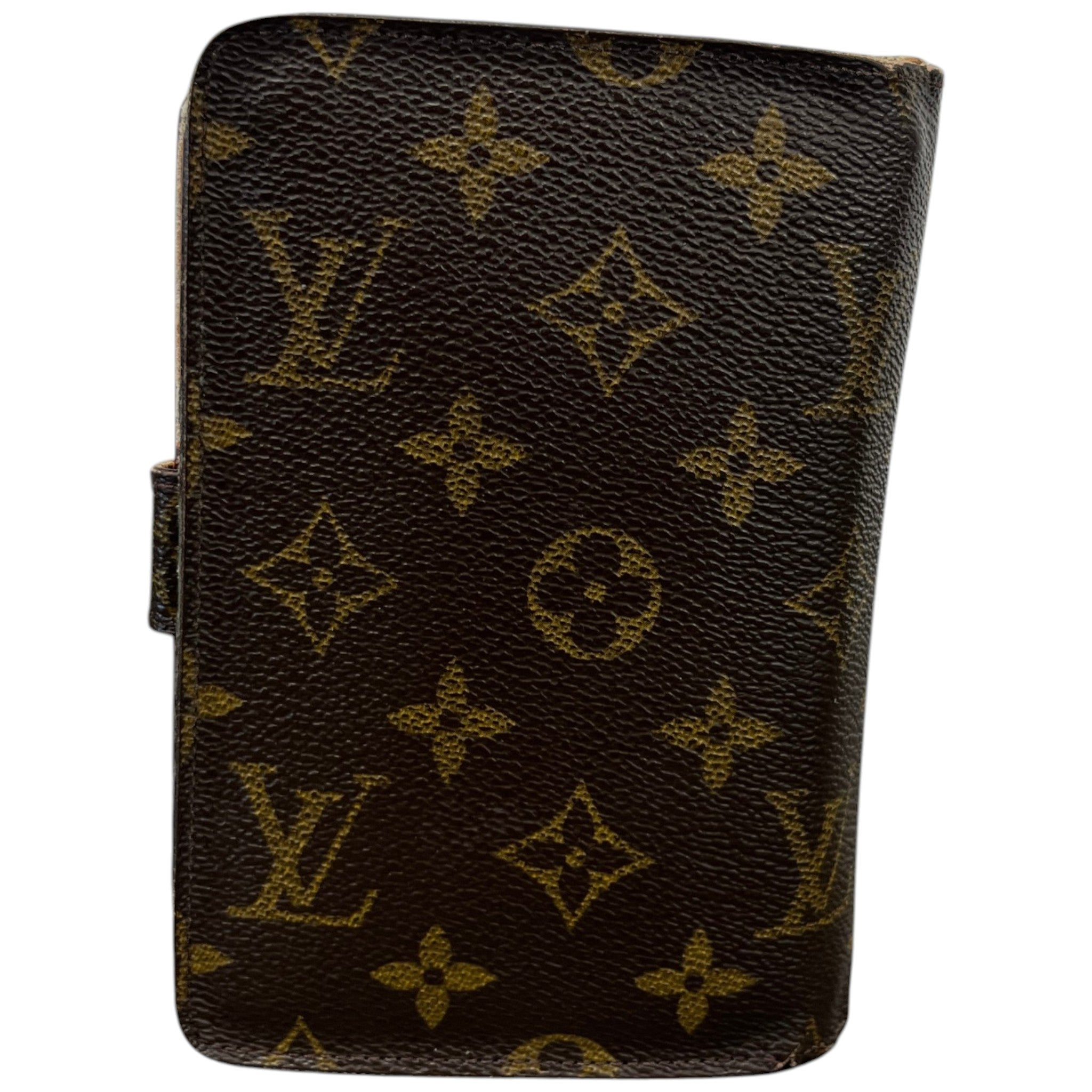 Women's Monogram French Kisslock Wallet Brown