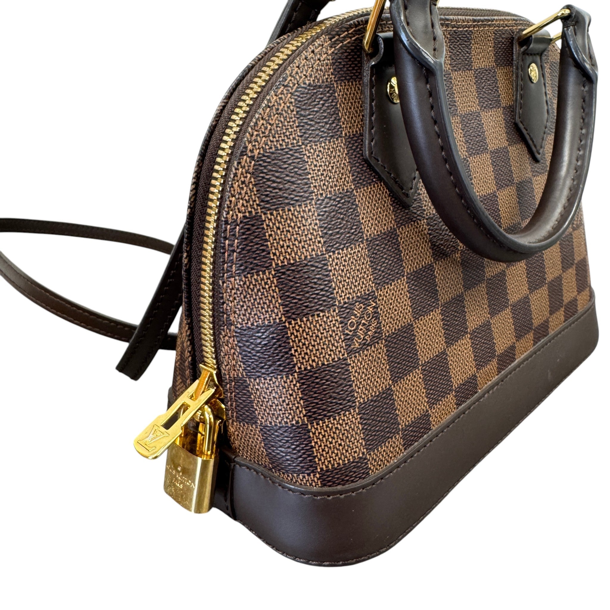 Women's Damier Ebene Alma Bb Bag Brown