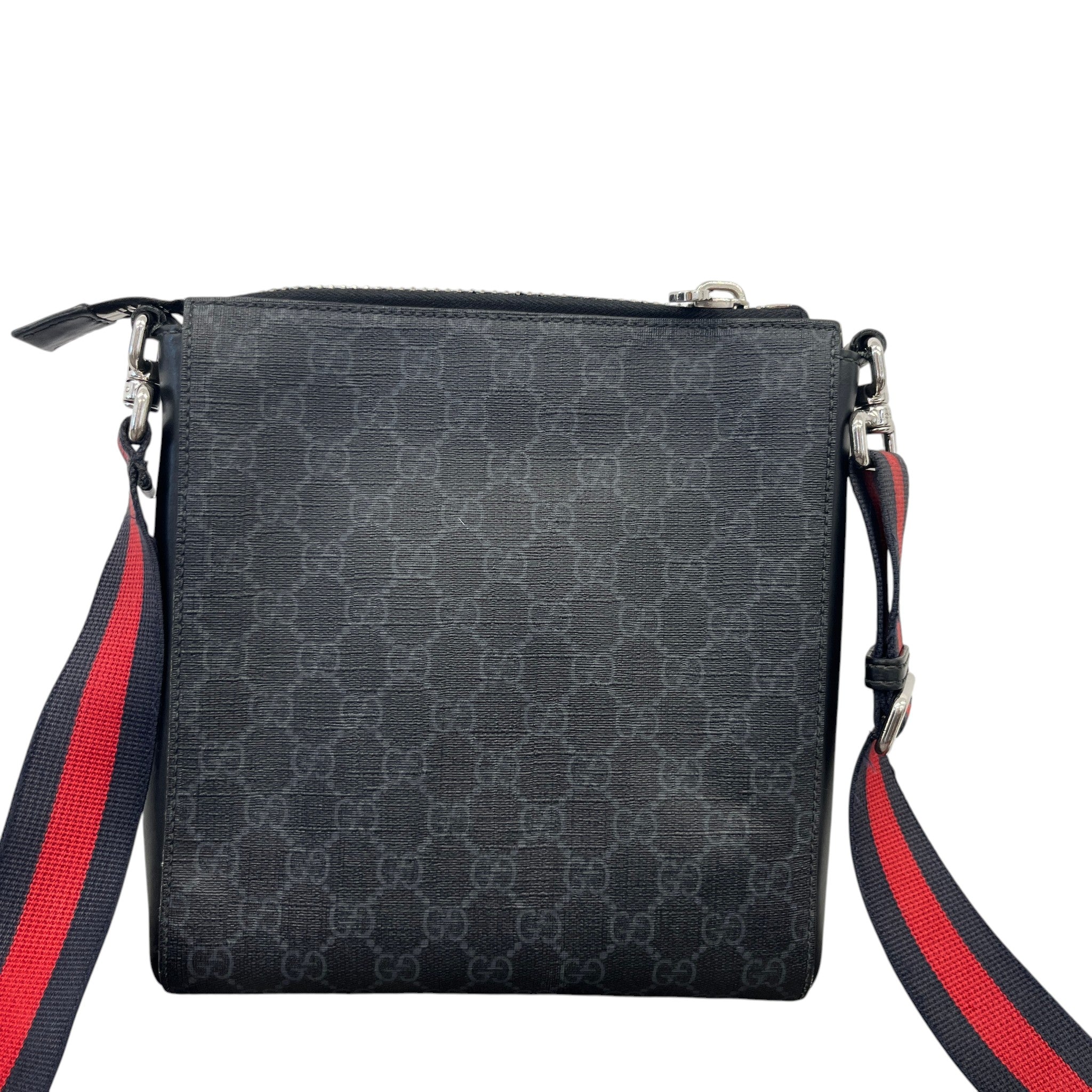 Men's Gg Supreme Messenger Bag Black