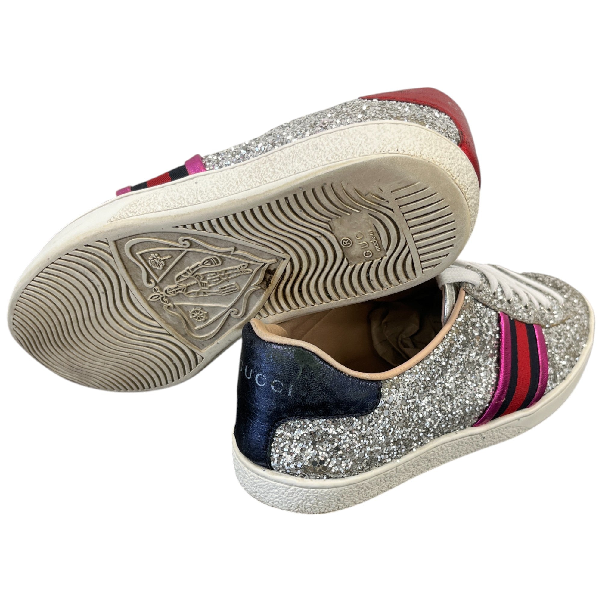 Women's Ace Web Low Trainers Silver Size EU 37 / UK 4