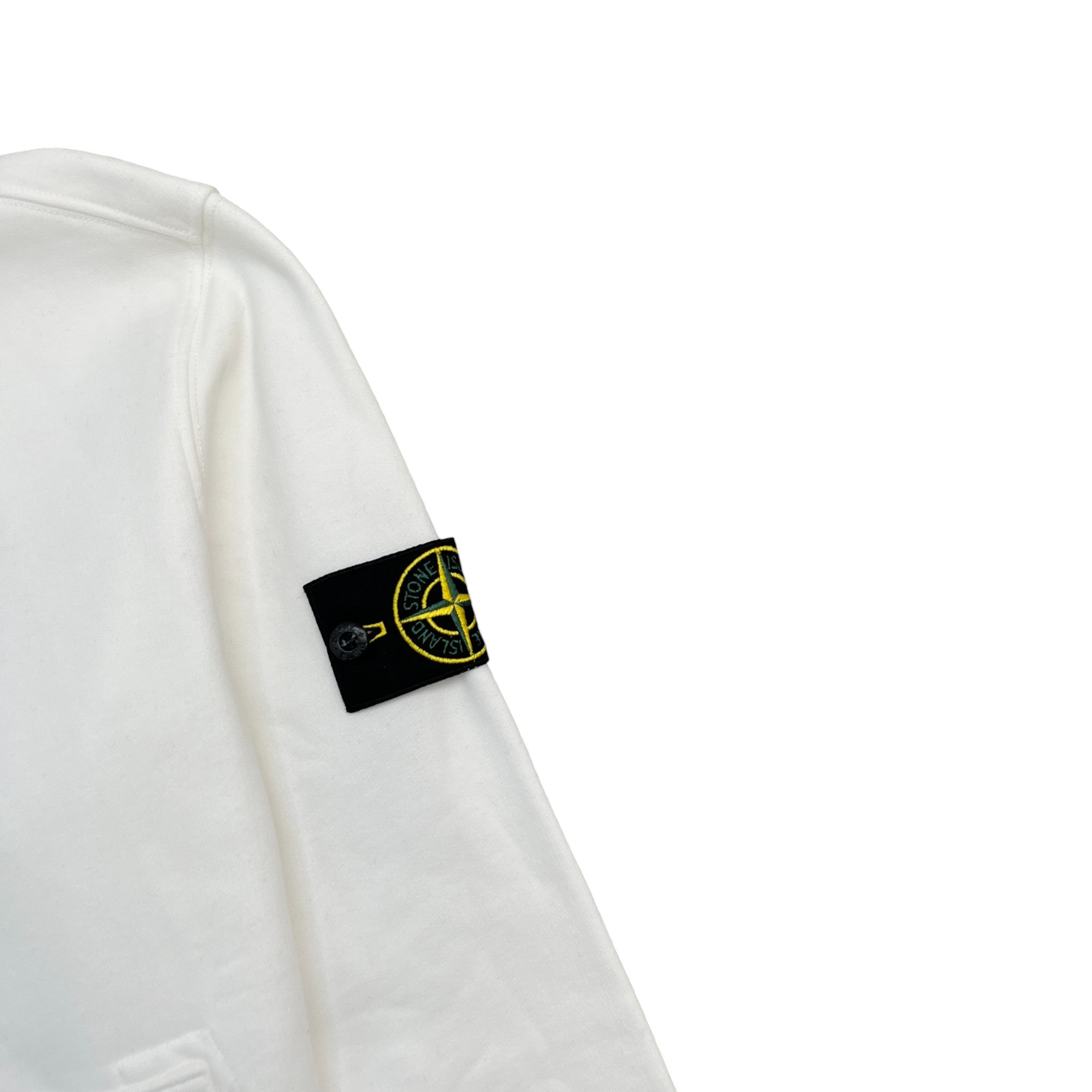 Men's Applique Logo Jumper White Size S