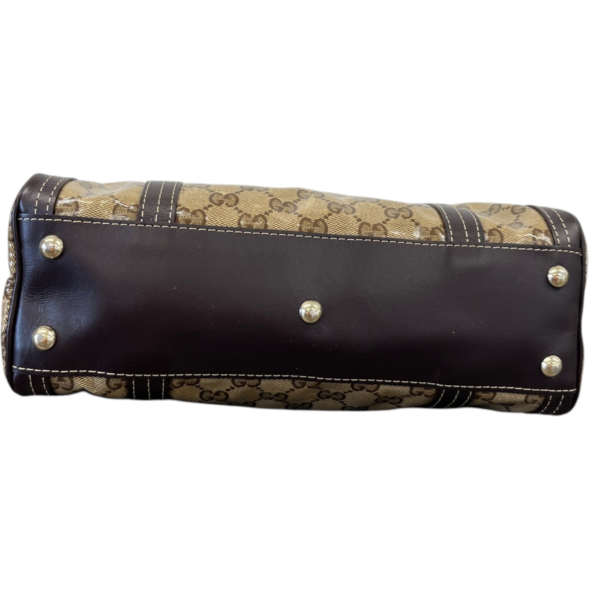 Women's Crystal Duchessa Boston Bag Beige