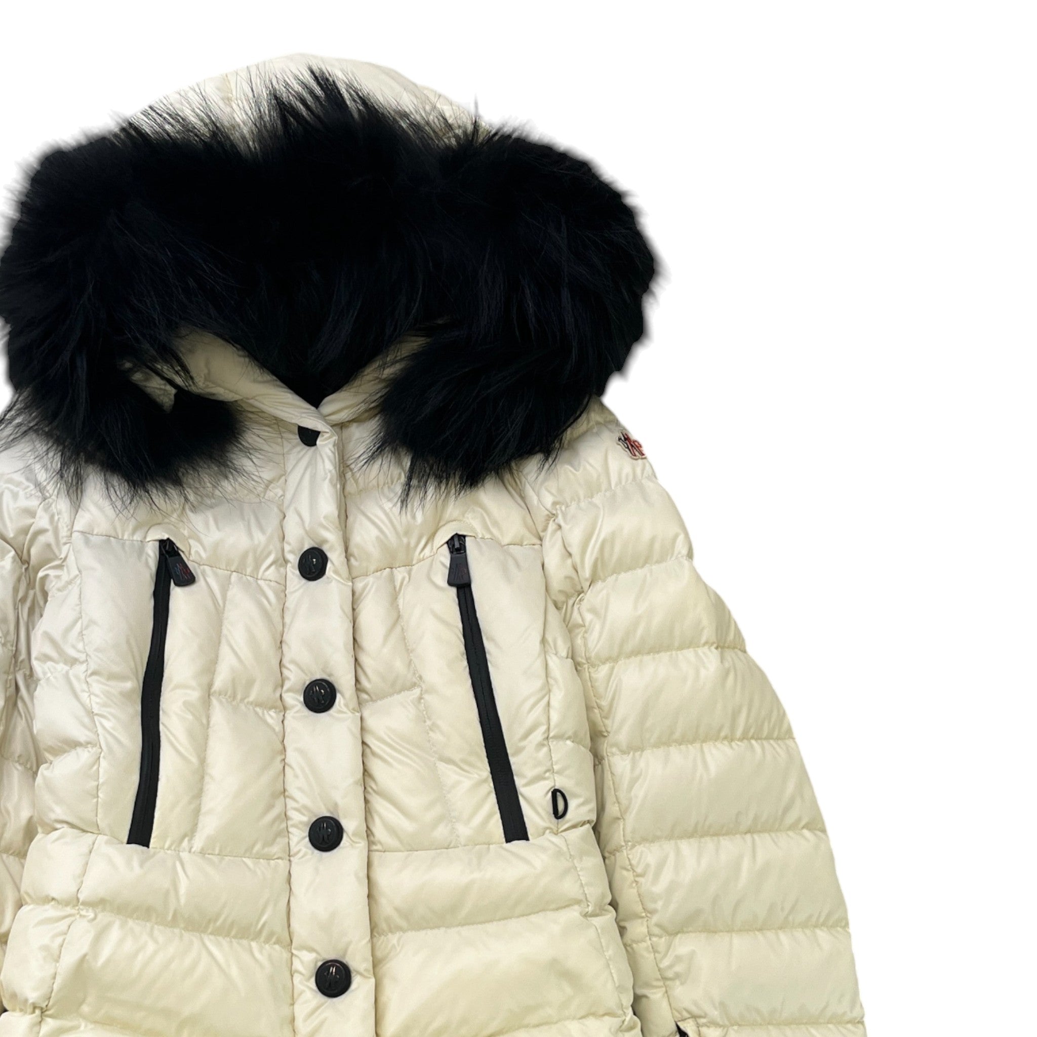 Women's Bever Down Jacket Cream Size 1 / UK 10