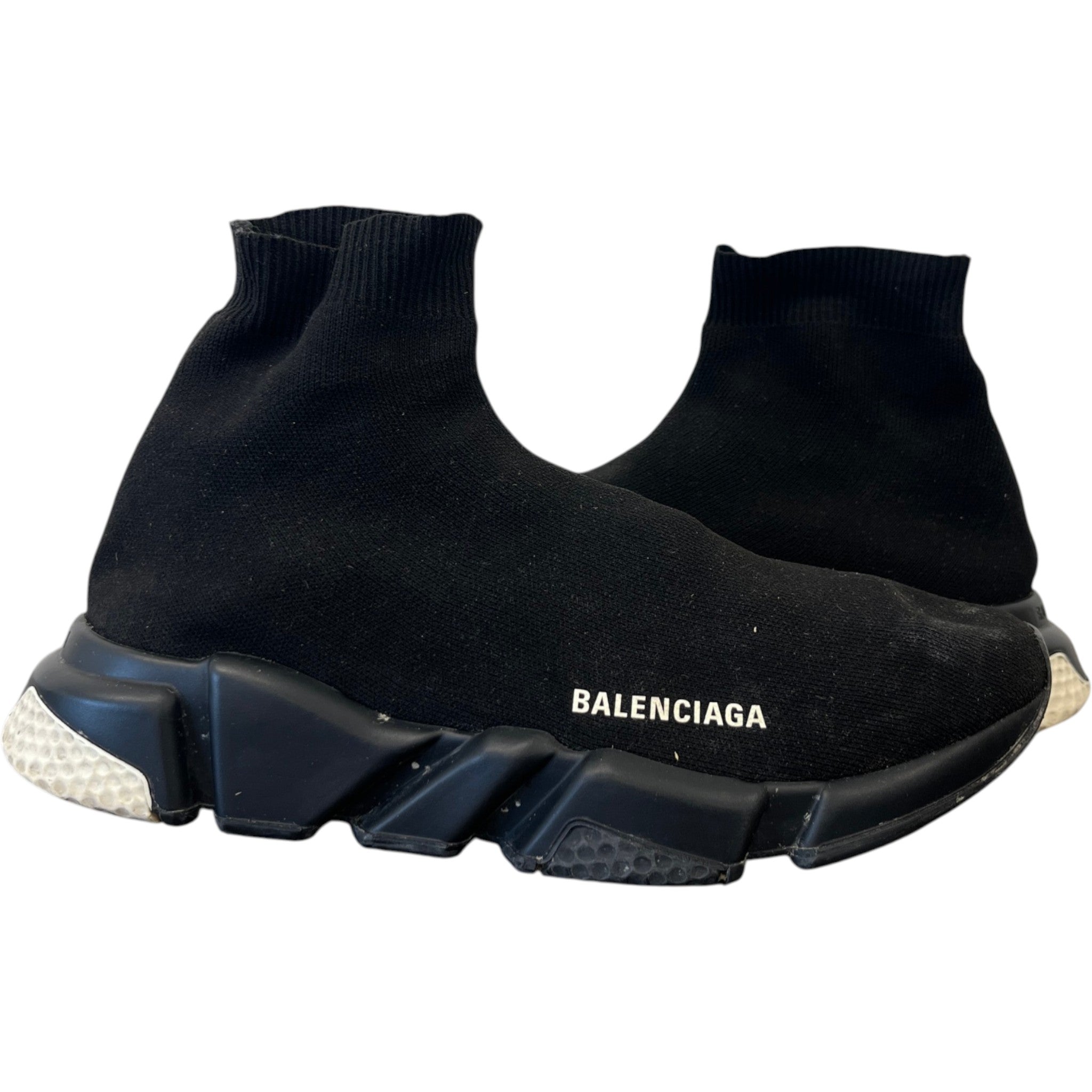 Men's Sock Runners High Trainers Black Size EU 41 / UK 7