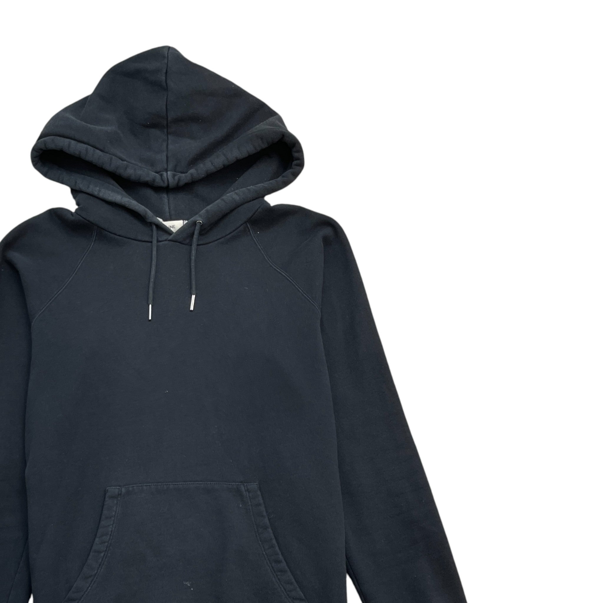 Men's Logo Print Hoodie Black Size M