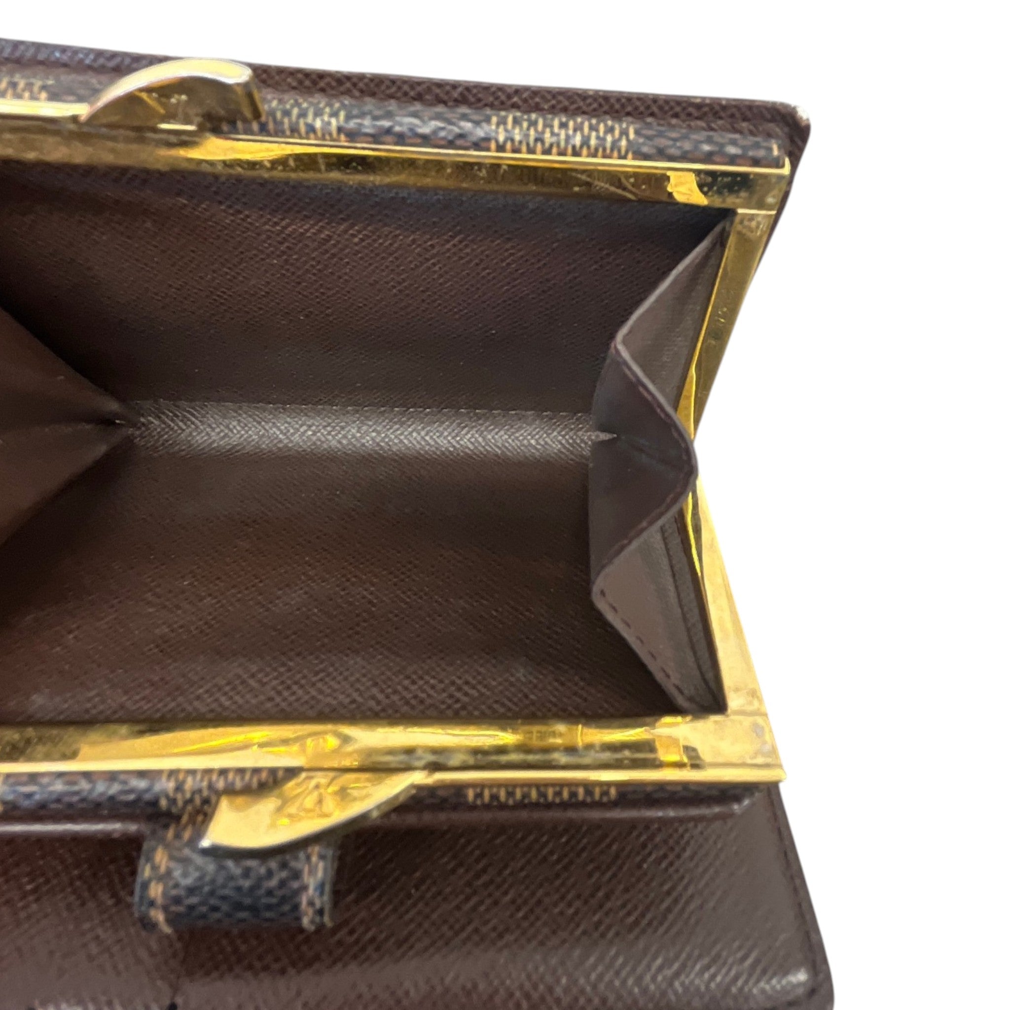 Women's Damier Ebene French Purse Brown
