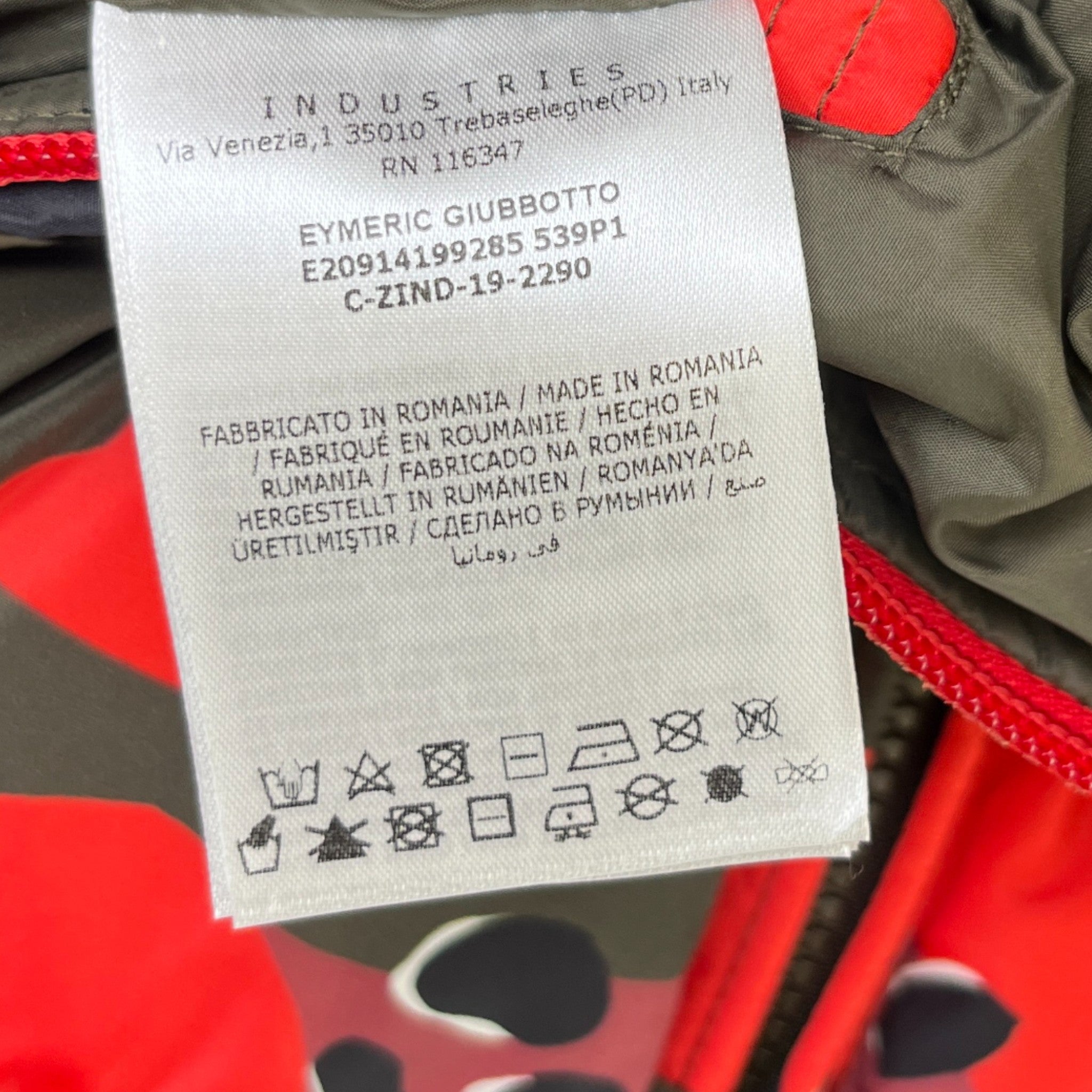 Men's Eymeric Camouflage Down Jacket Khaki Size 5 / XXL