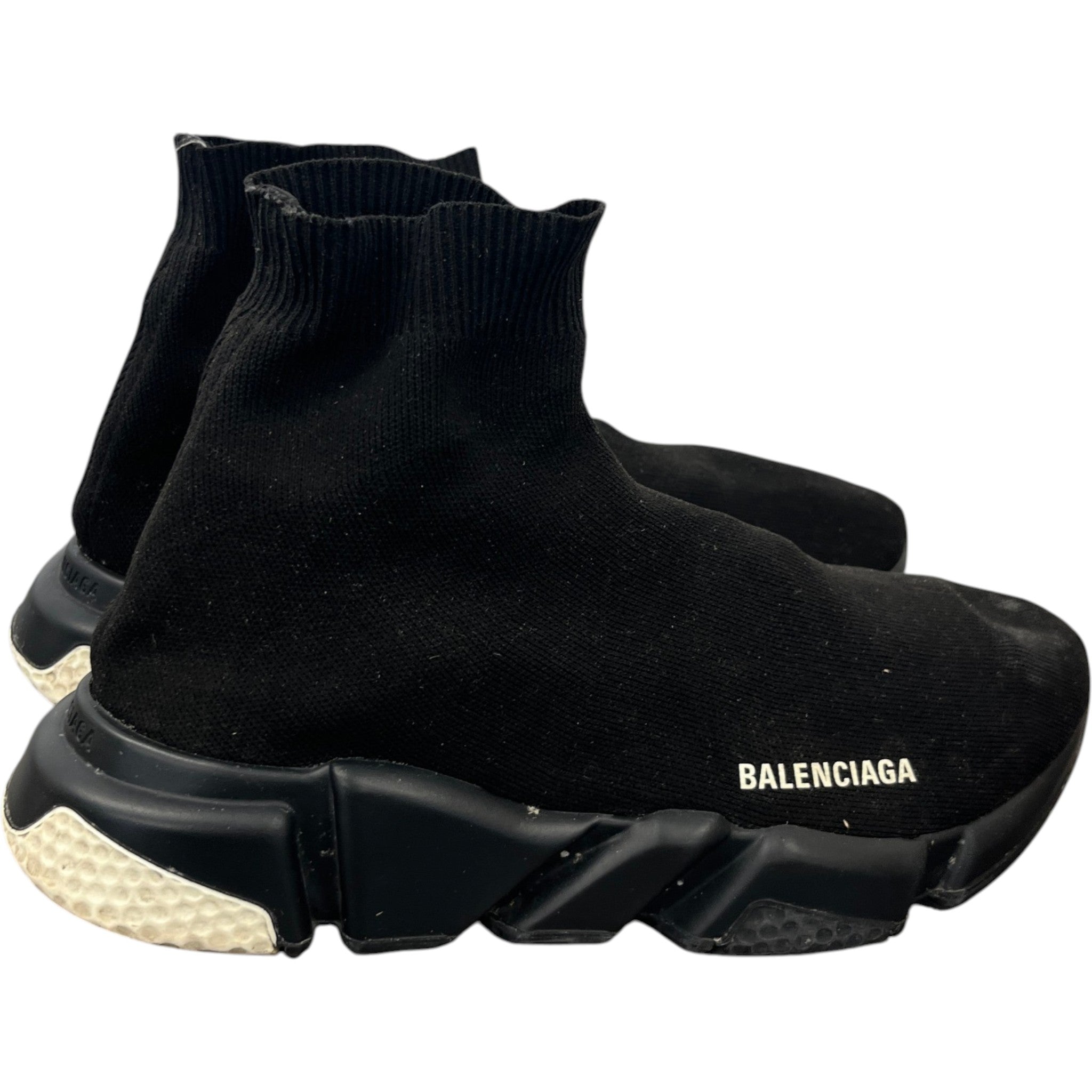Men's Sock Runners High Trainers Black Size EU 41 / UK 7