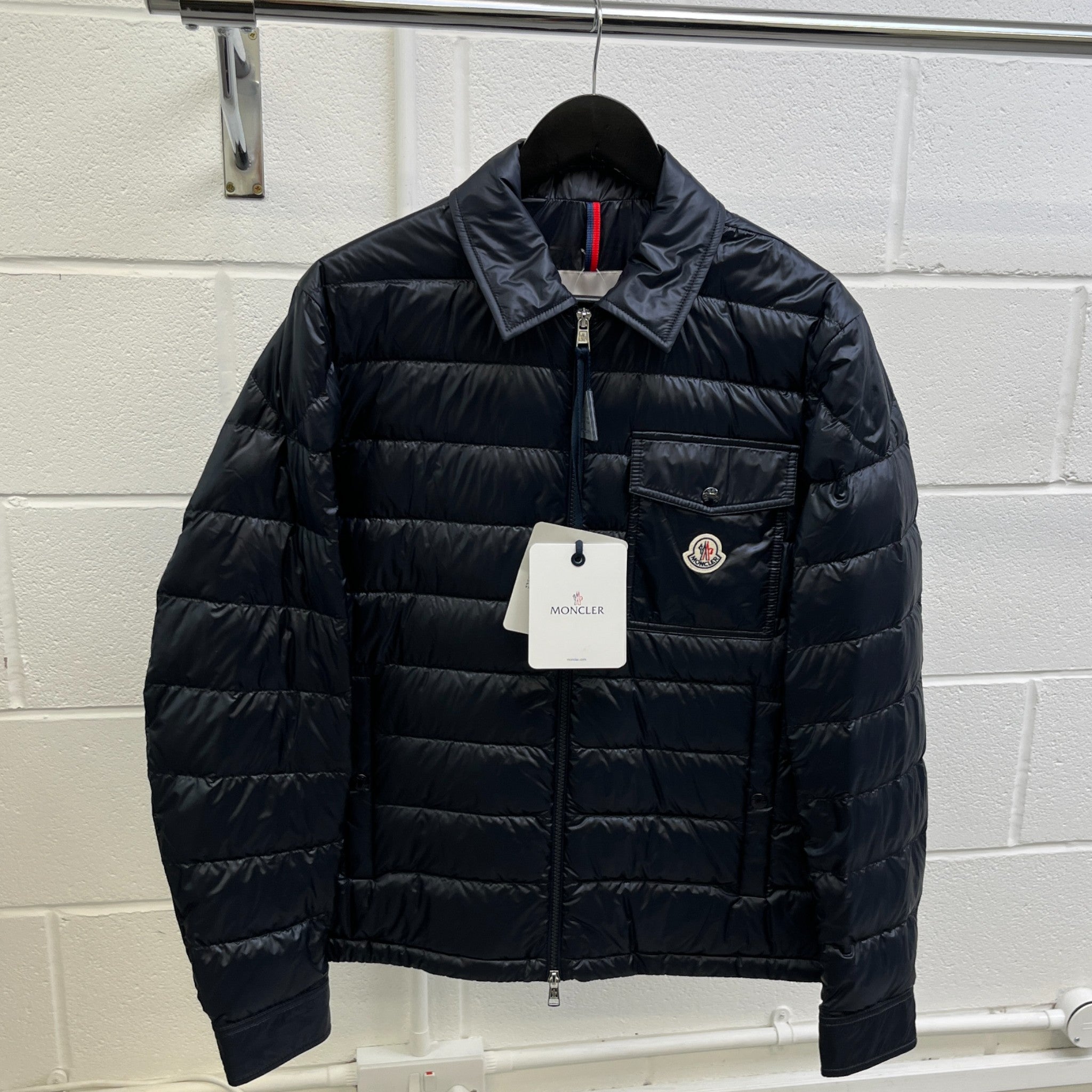 Men's Mourillon Down Jacket Navy Size 2 / M