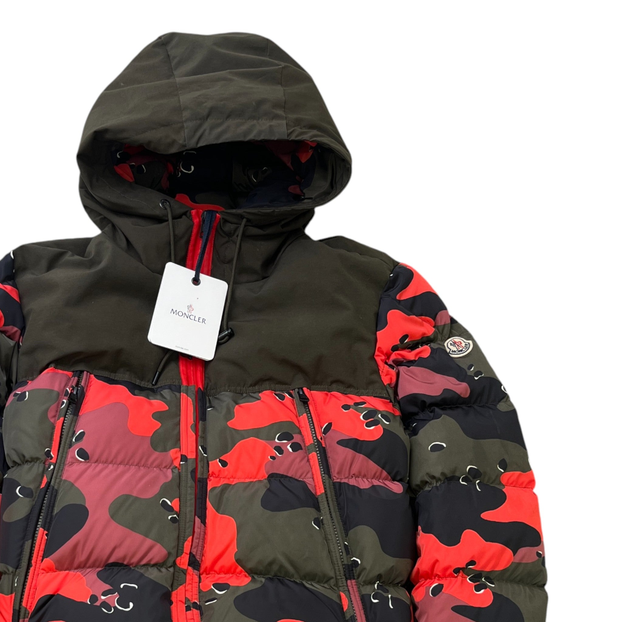 Men's Eymeric Camouflage Down Jacket Khaki Size 5 / XXL