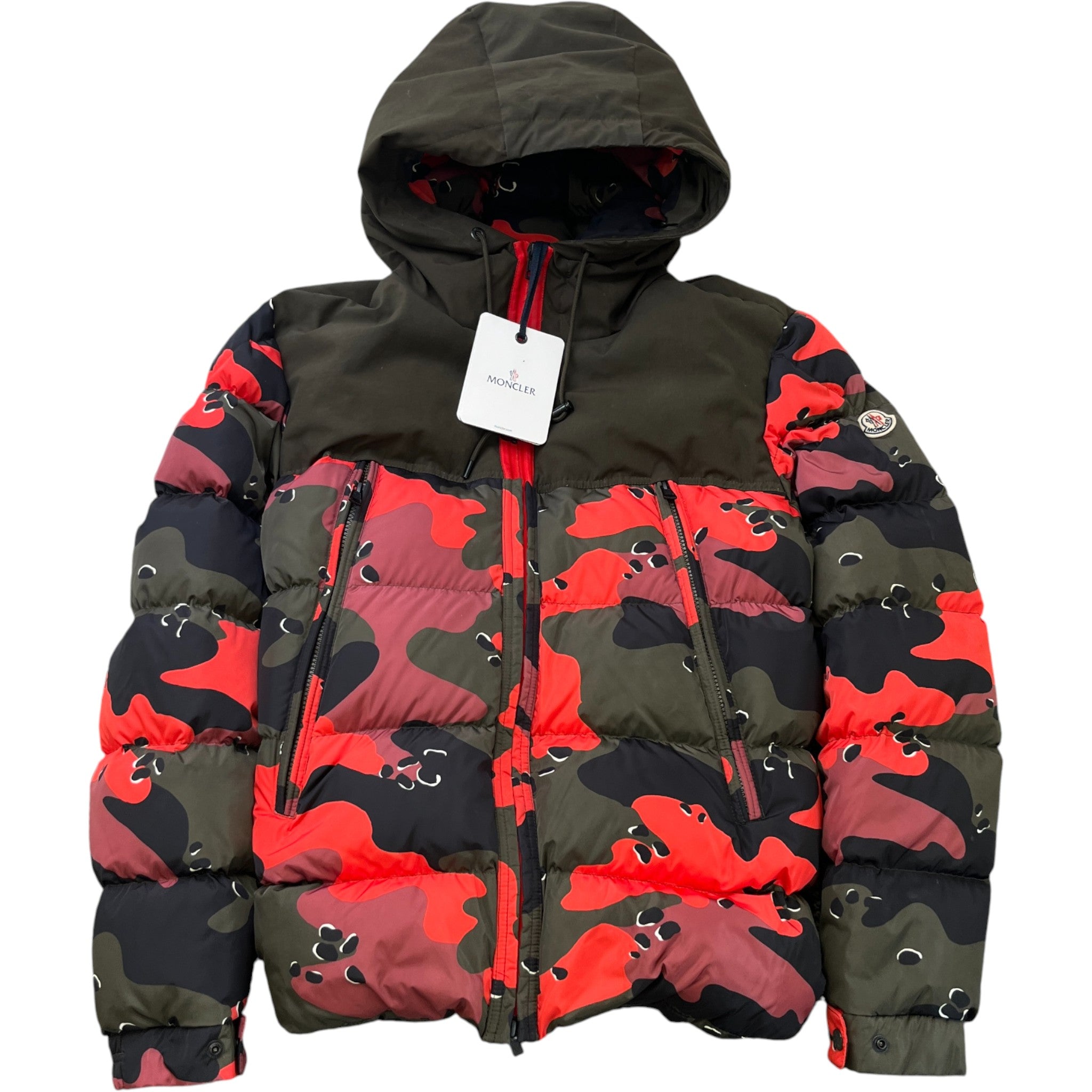 Men's Eymeric Camouflage Down Jacket Khaki Size 5 / XXL