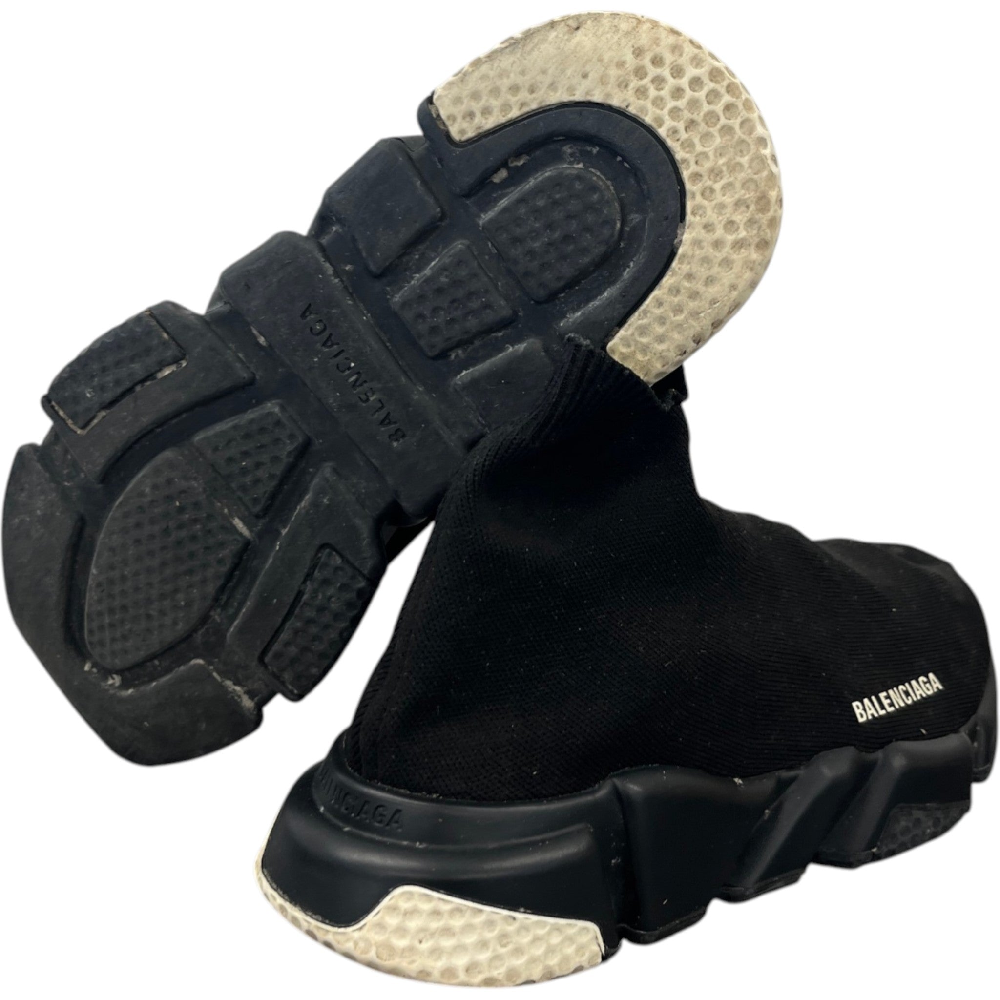 Men's Sock Runners High Trainers Black Size EU 41 / UK 7