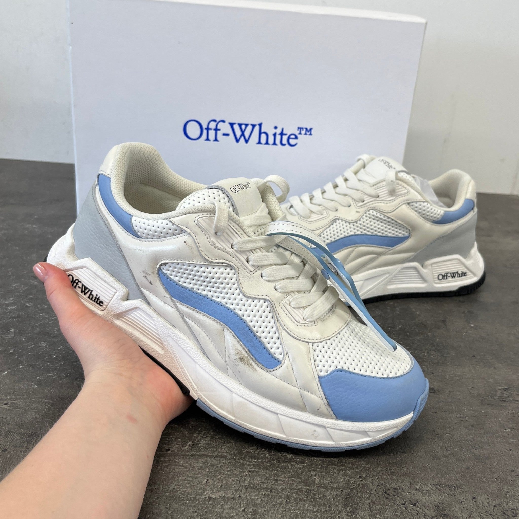 Men's Kick Off Low Trainers White Size EU 41 / UK 7