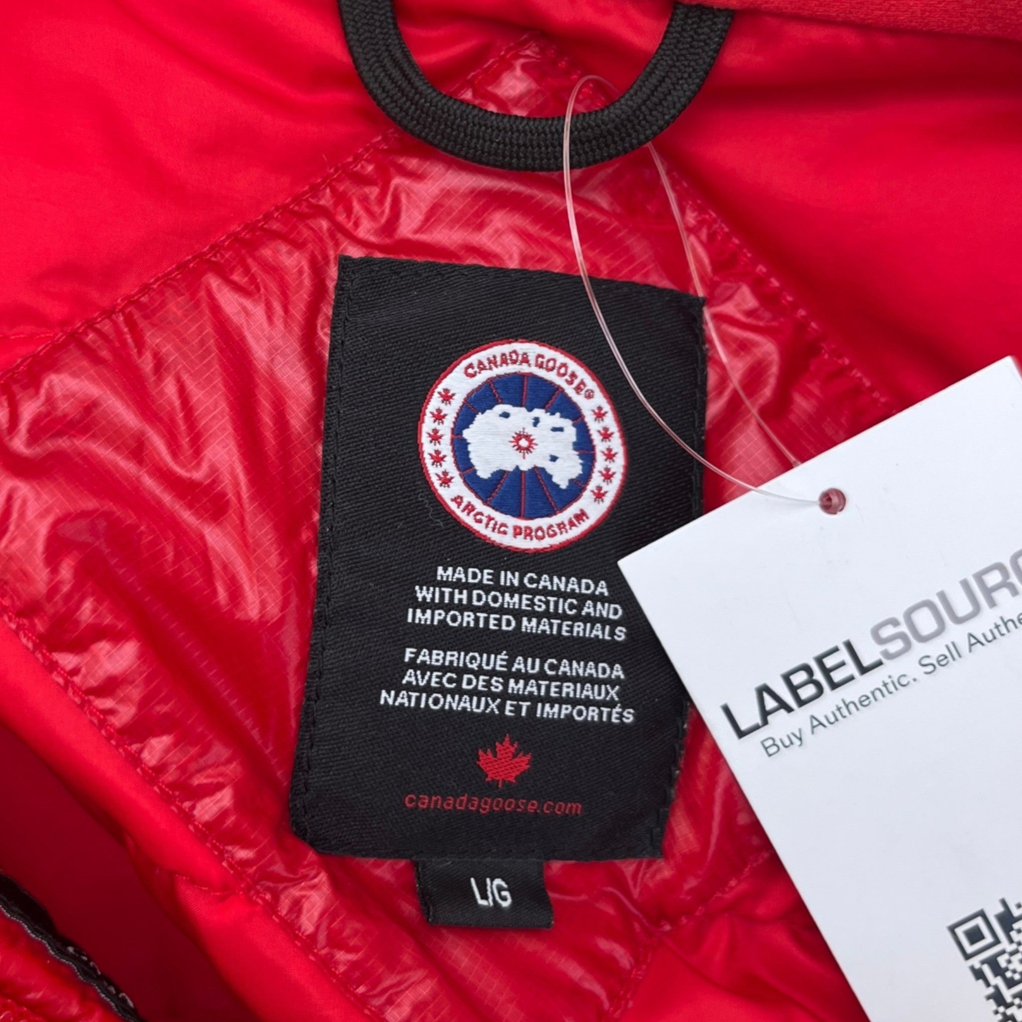 Men's Hybridge Lite Down Jacket Red Size L