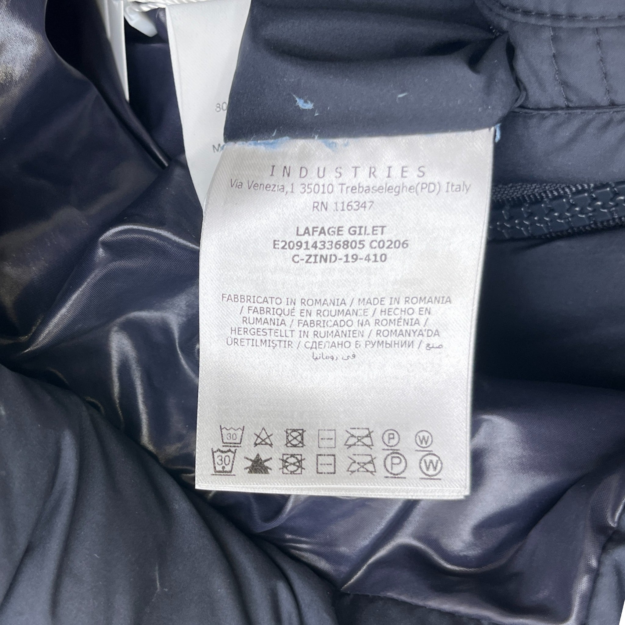 Men's Lafage Gilet Navy Size 5 / XXL