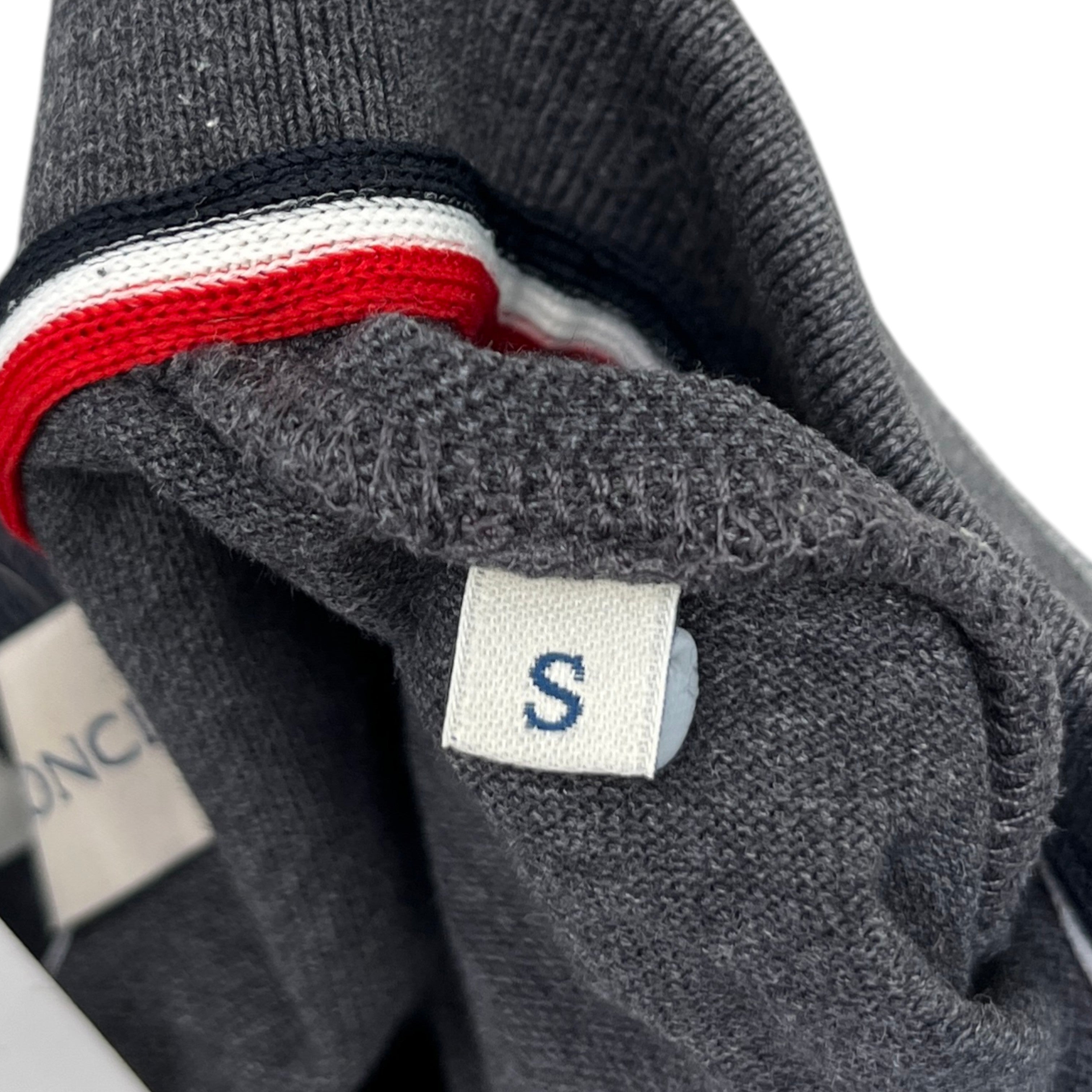 Men's Maglia Manica Lunga Polo Shirt Charcoal Size S