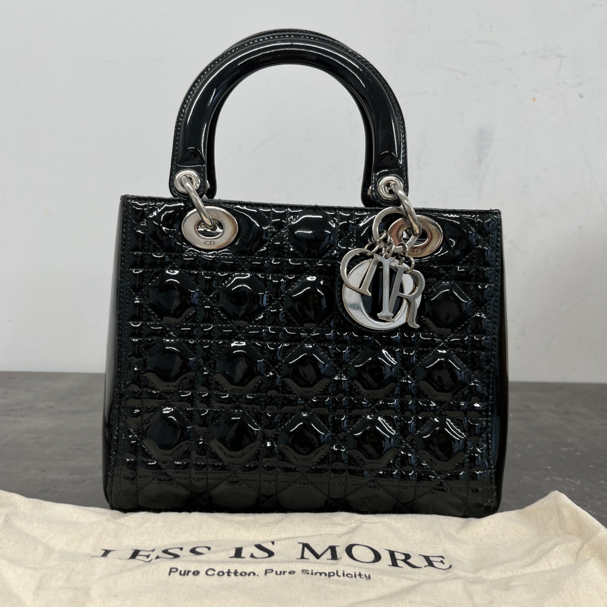 Women's Lady Dior Medium Bag Black