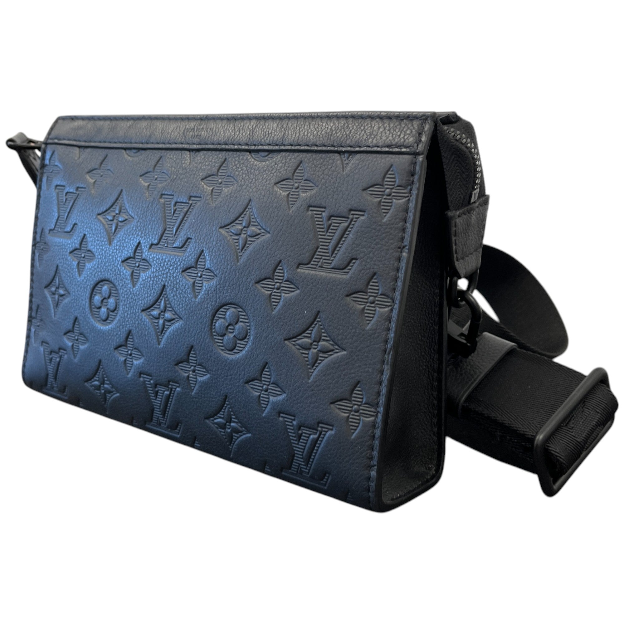 Men's Gaston Wearable Wallet Messenger Bag Black