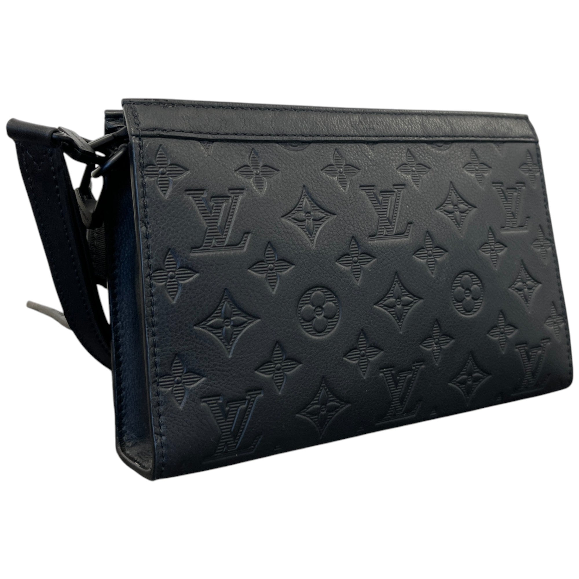 Men's Gaston Wearable Wallet Messenger Bag Black