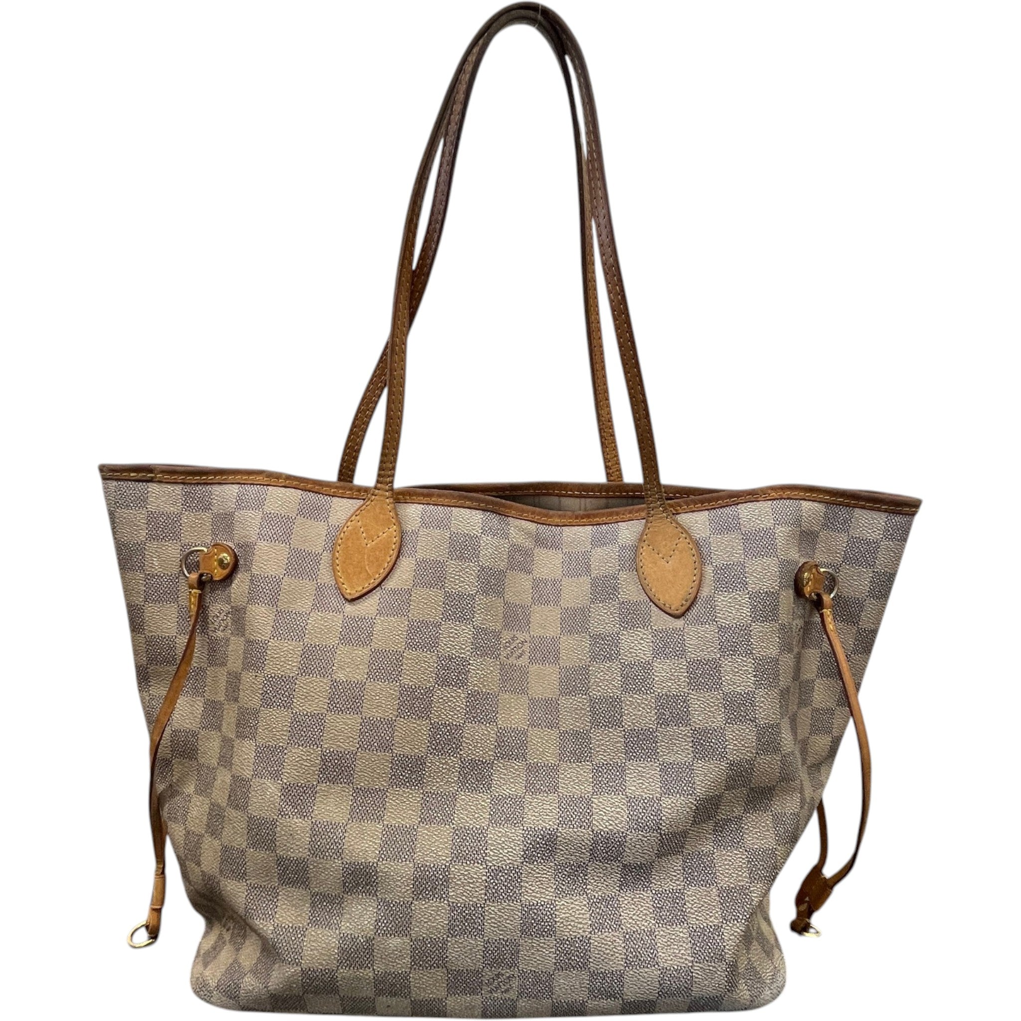 Women's Damier Azur Neverfull Mm Bag White