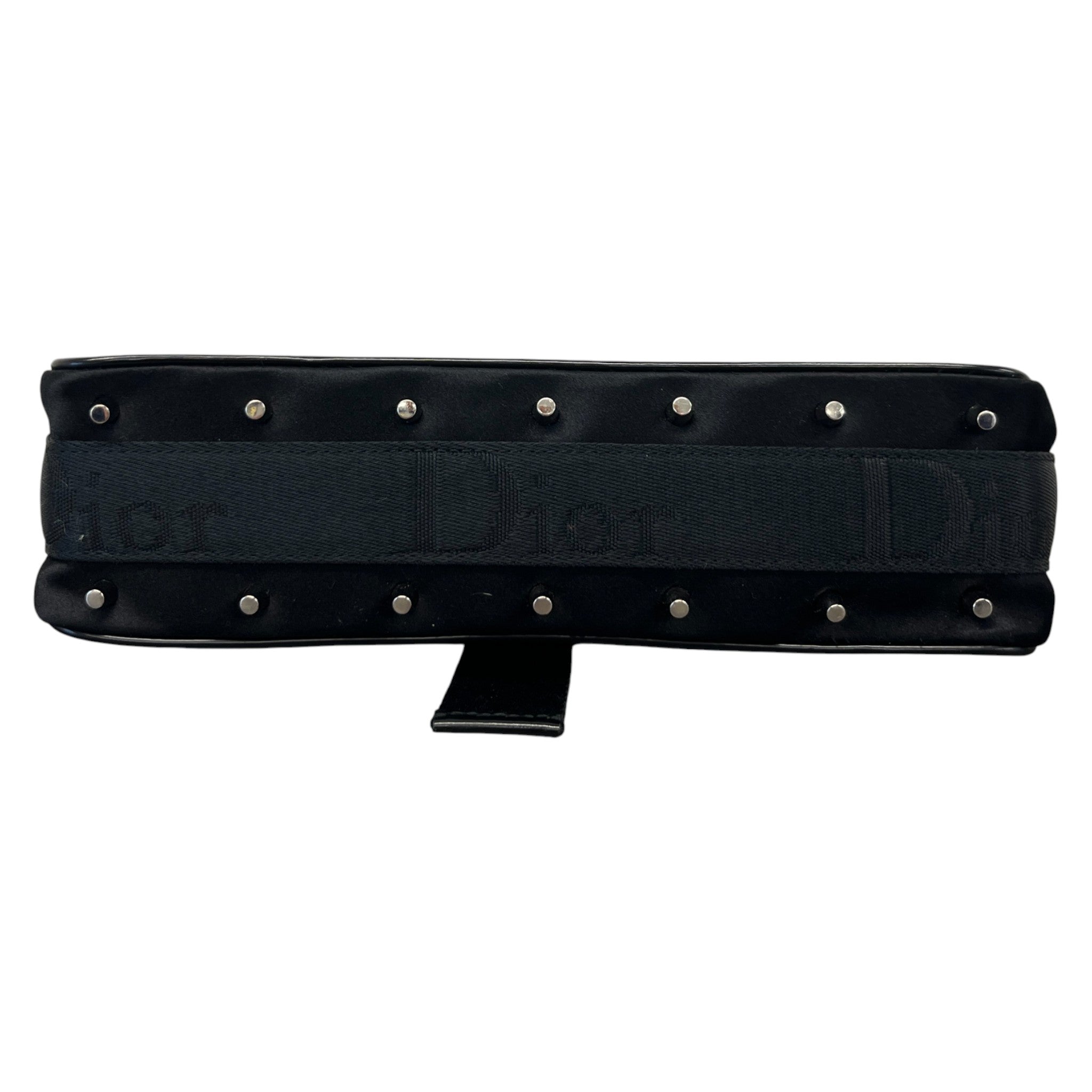 Women's Hardcore Crystal Chain Bag Black