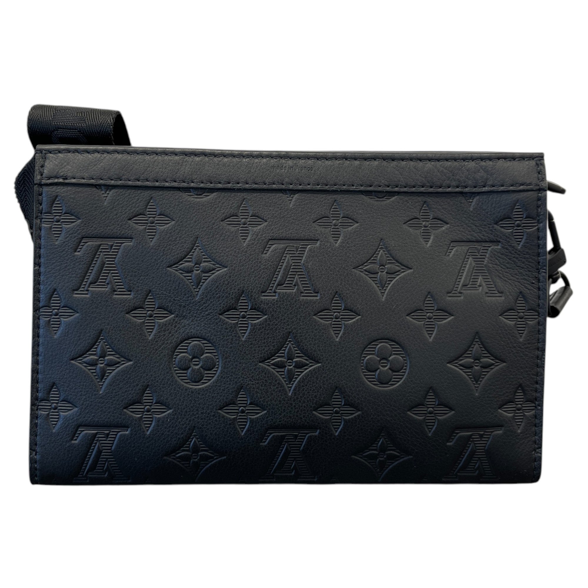 Men's Gaston Wearable Wallet Messenger Bag Black
