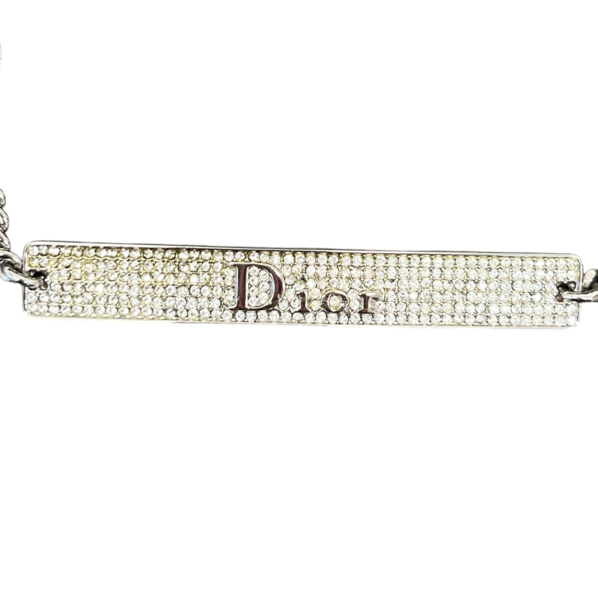 Women's Hardcore Crystal Chain Bag Black