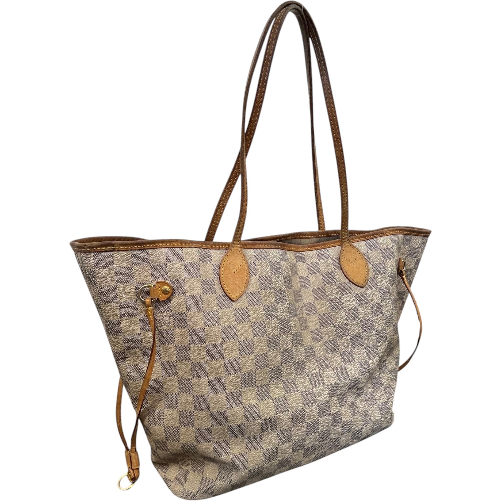 Women's Damier Azur Neverfull Mm Bag White