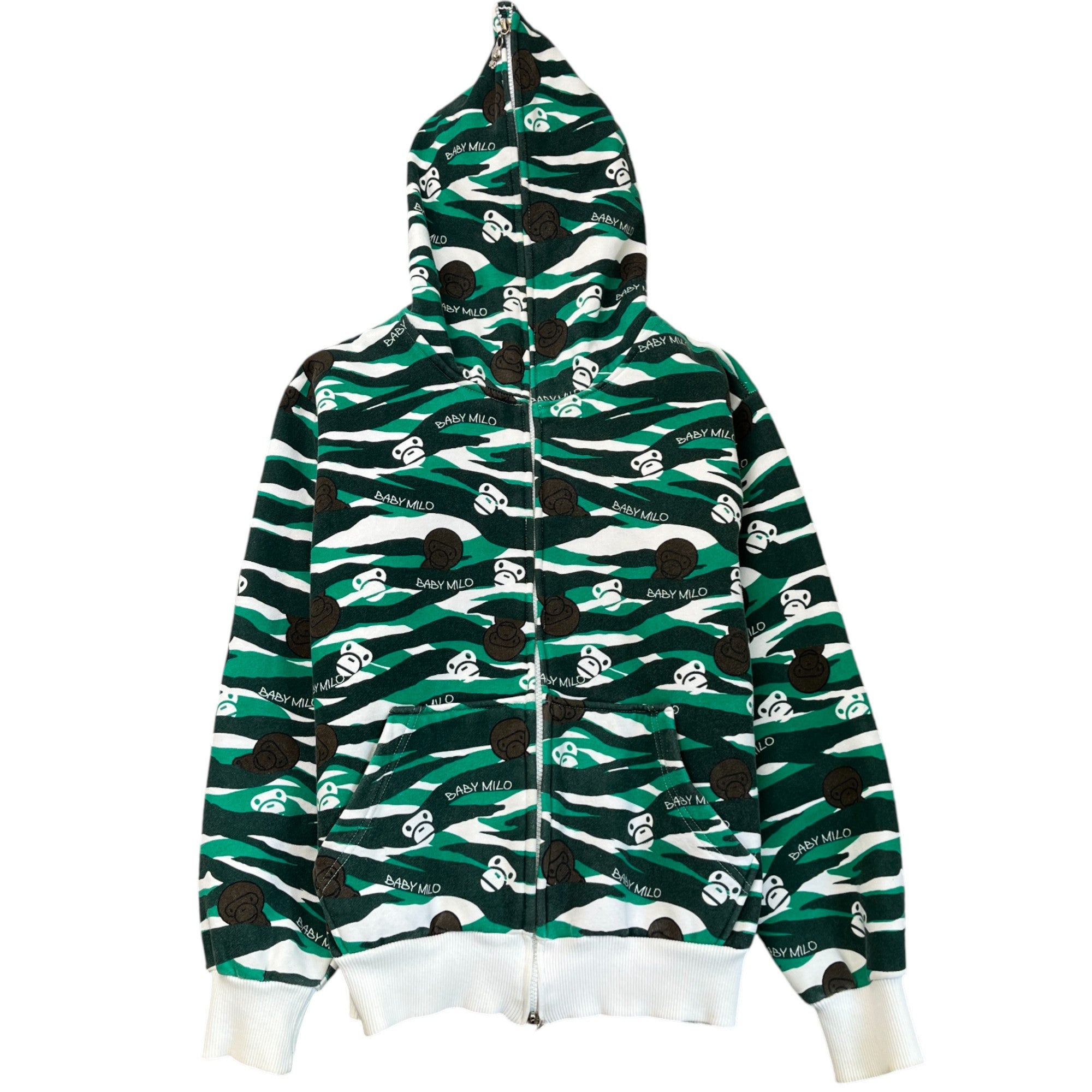 Men's Baby Milo Hoodie Green Size S