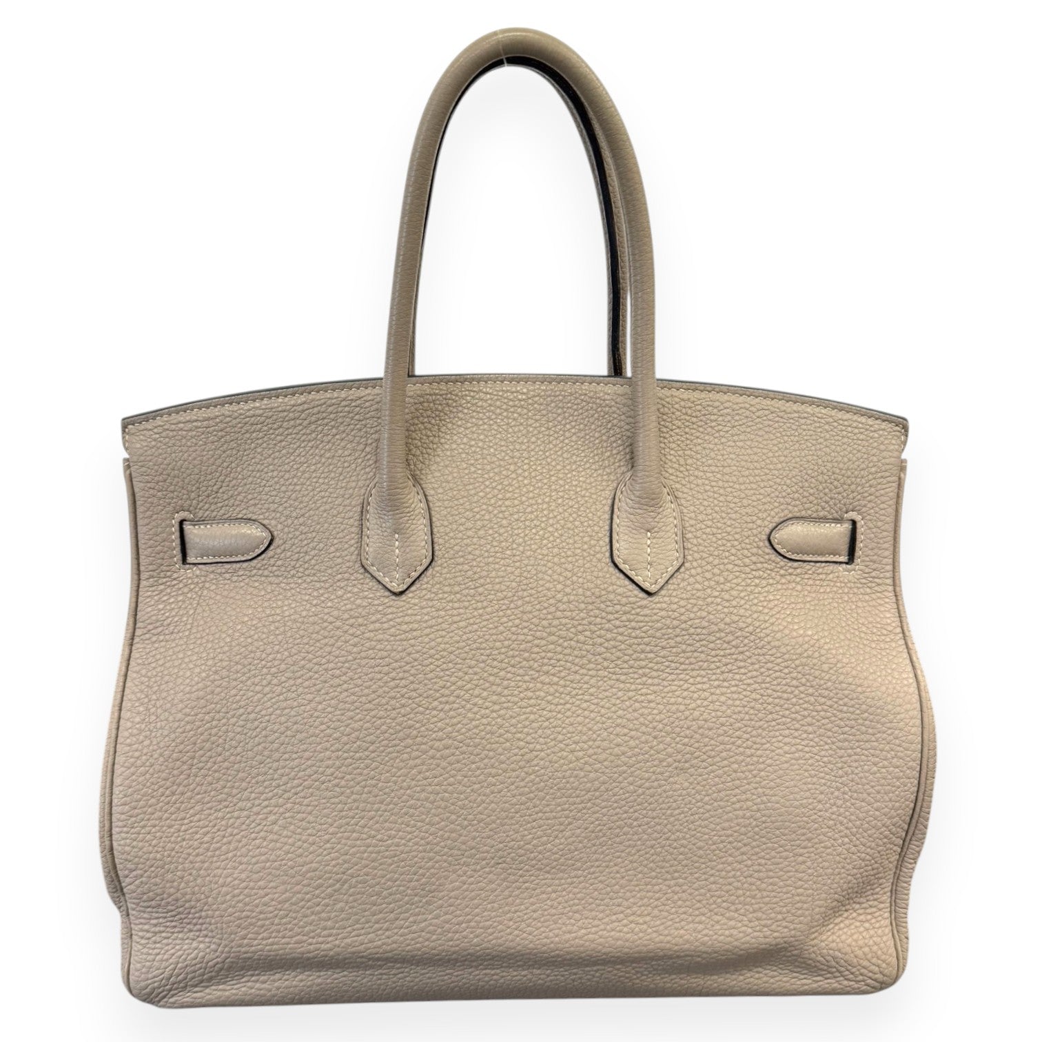 Women's Birkin 35 Togo Gris Etain Palladium Hardware Handbag Grey