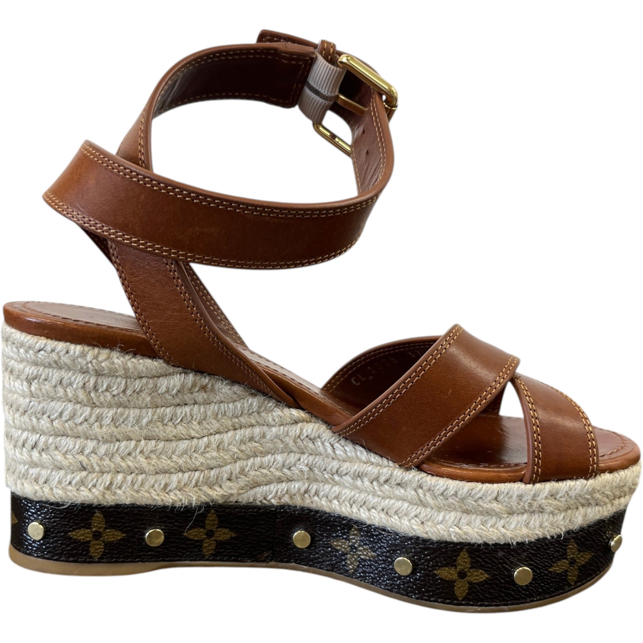 Women's Timelapse Wedge Heels Brown Size EU 37 / UK 4