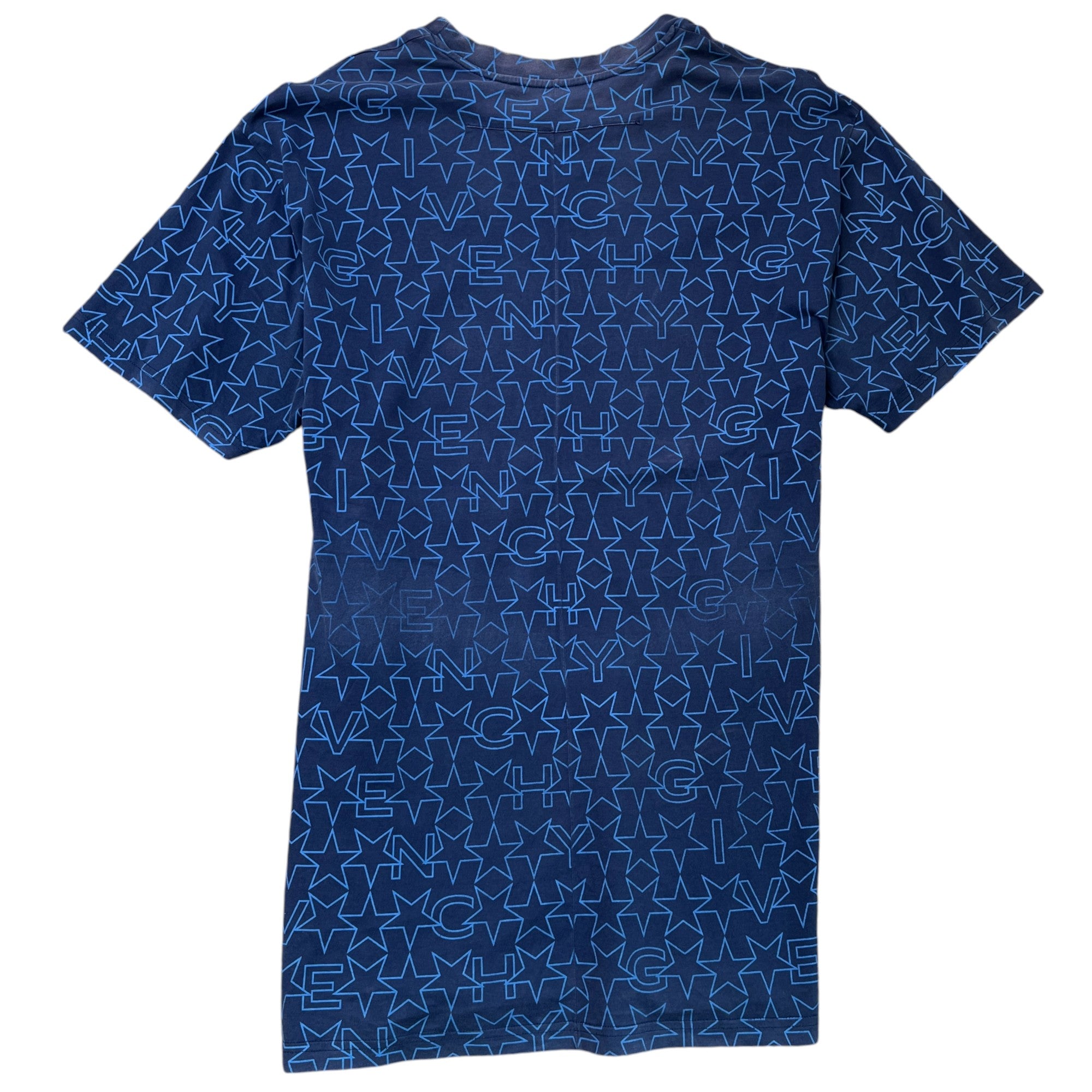 Men's Star Logo T-Shirt Blue Size XS