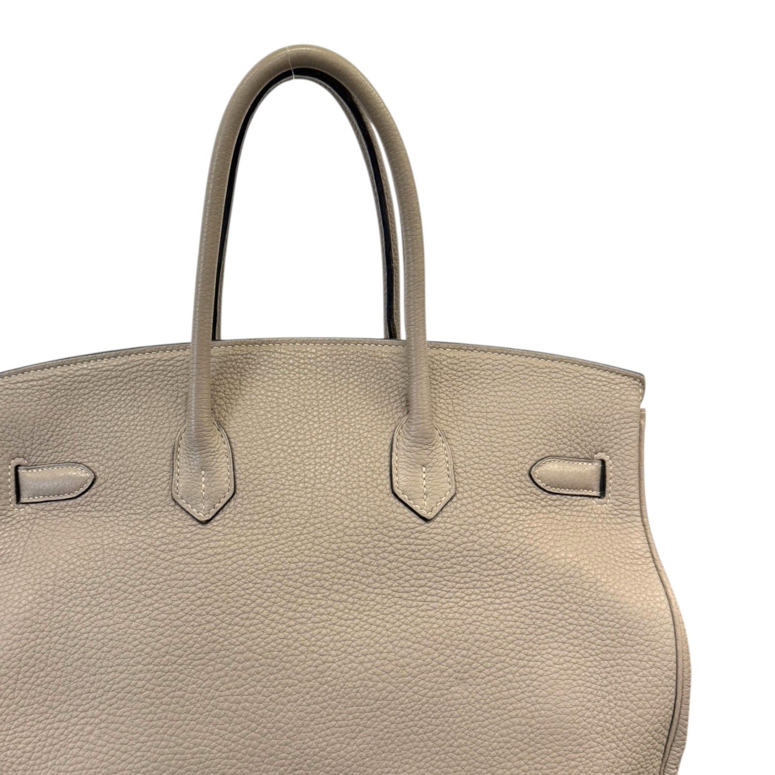 Women's Birkin 35 Togo Gris Etain Palladium Hardware Handbag Grey