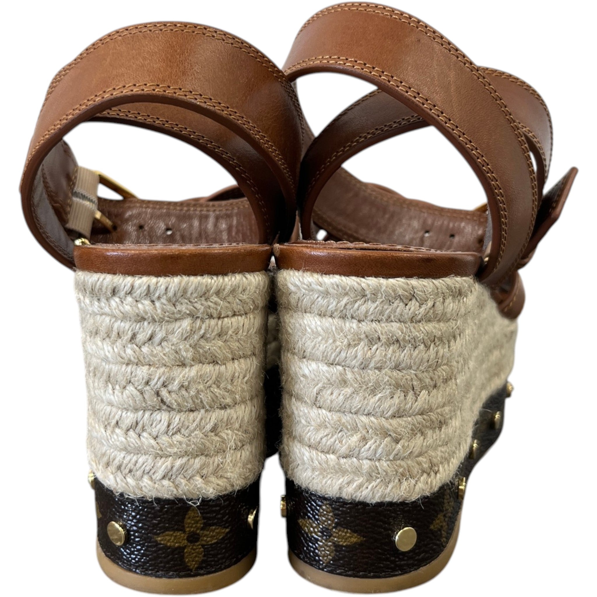 Women's Timelapse Wedge Heels Brown Size EU 37 / UK 4