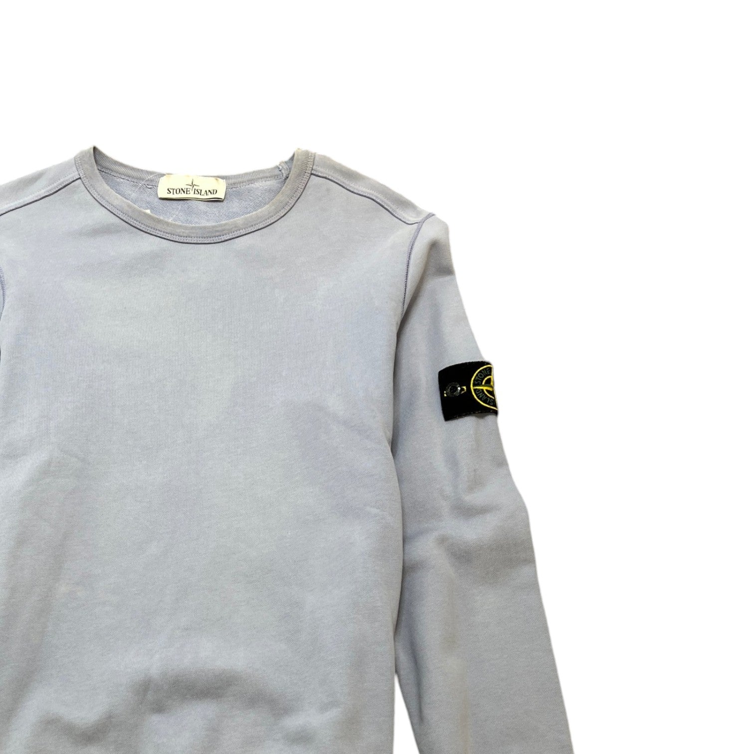 Men's Applique Logo Sweatshirt Blue Size S