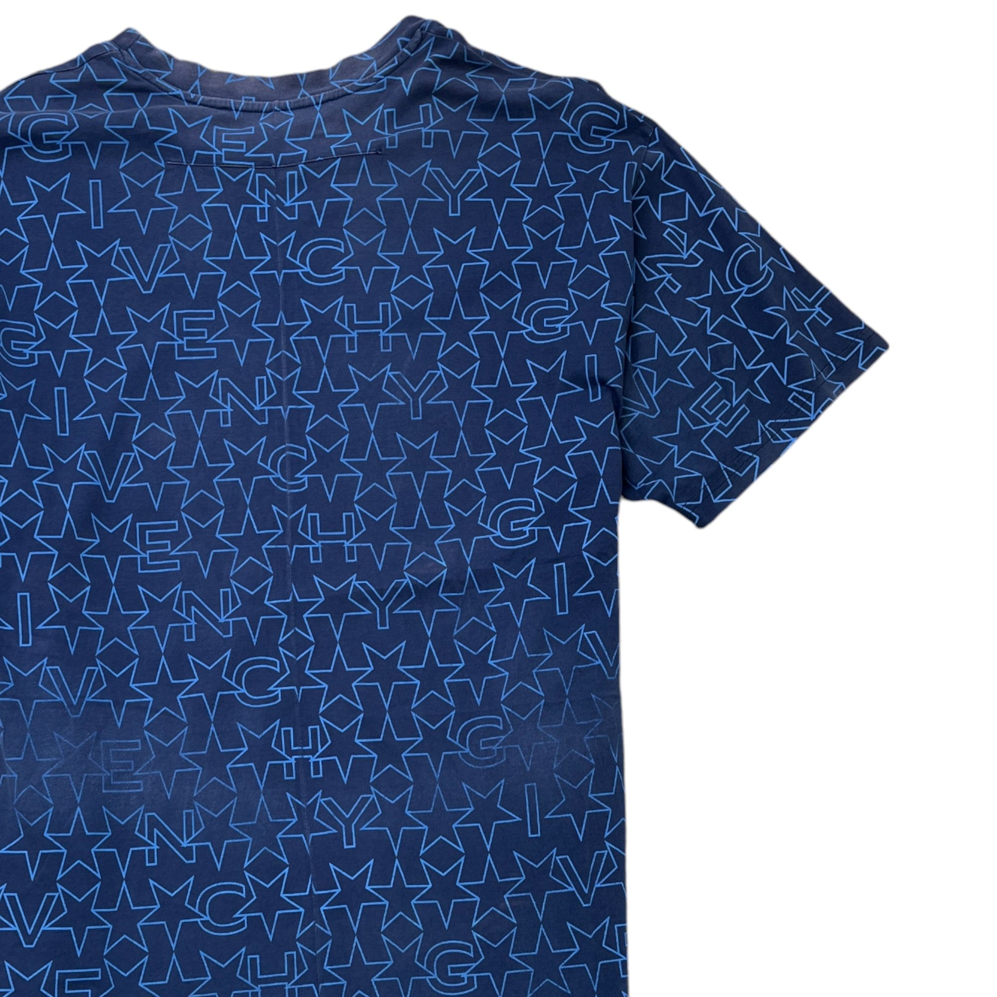 Men's Star Logo T-Shirt Blue Size XS