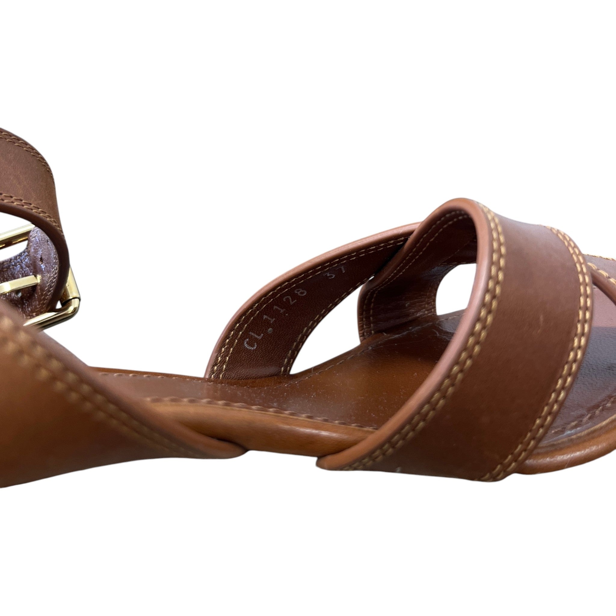 Women's Timelapse Wedge Heels Brown Size EU 37 / UK 4
