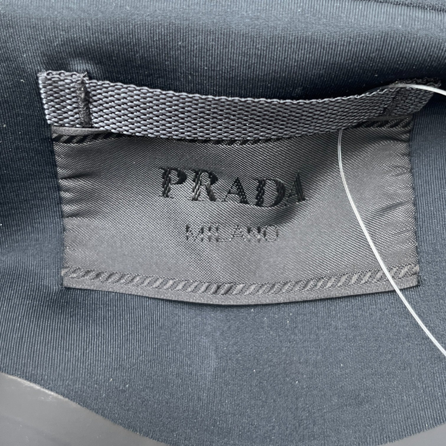 Men's Printed Technical Fabric Jacket Black Size XXL