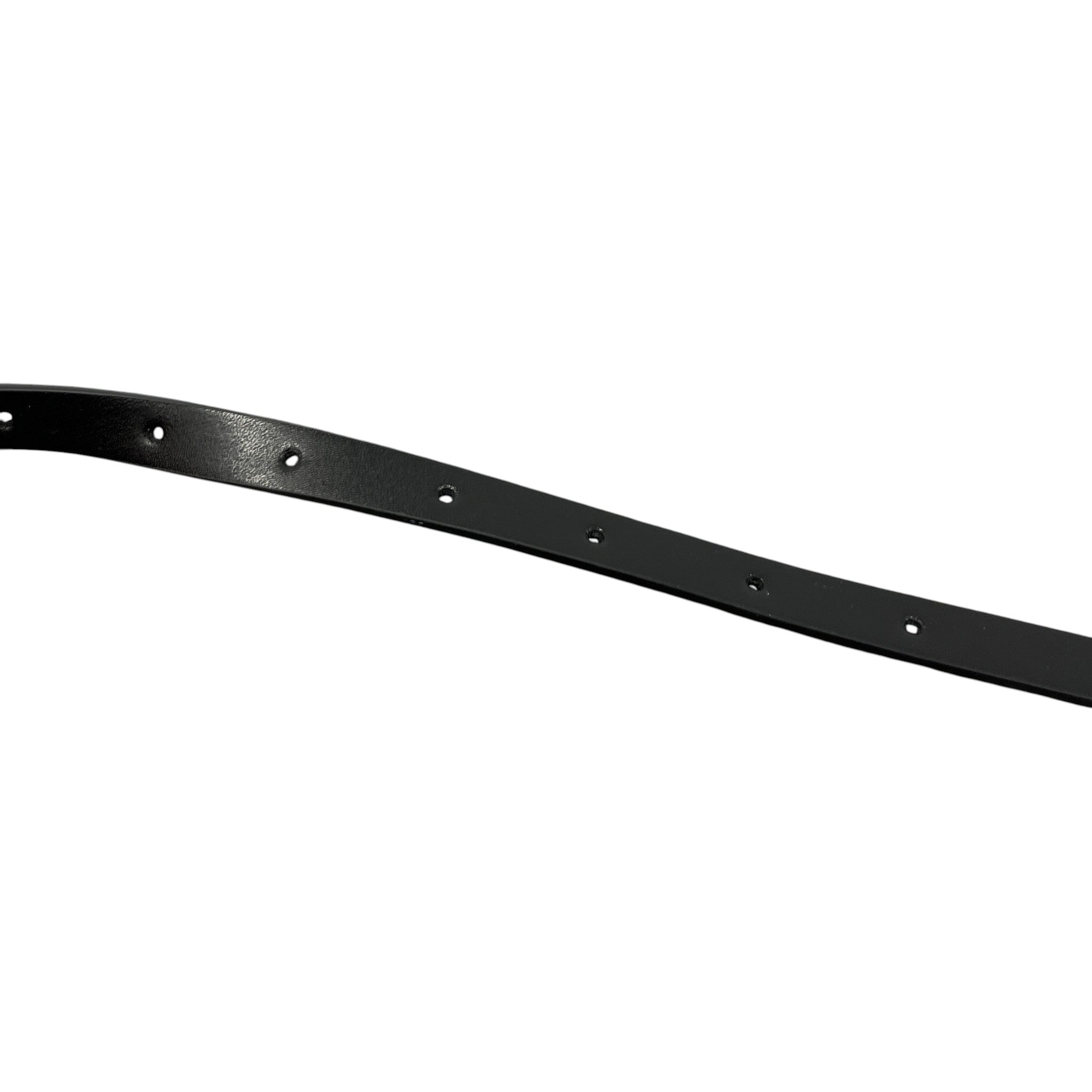 Women's Leather Belt Black Size S